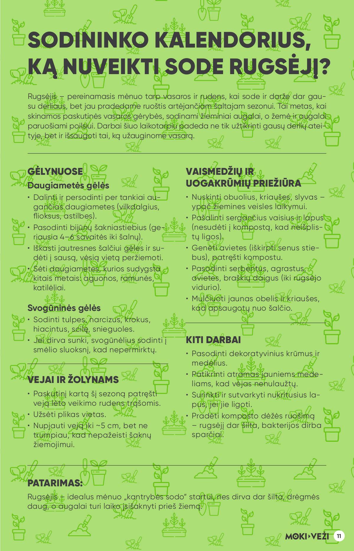 Moki-Veži - Moki-veži akcijų leidinys 11 puslapis