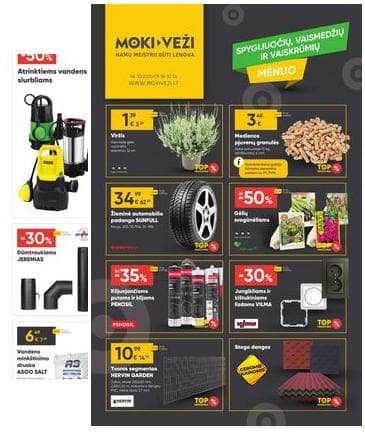 Moki-Veži - Moki-veži akcijų leidinys 2025-09-18 – 2025-10-14