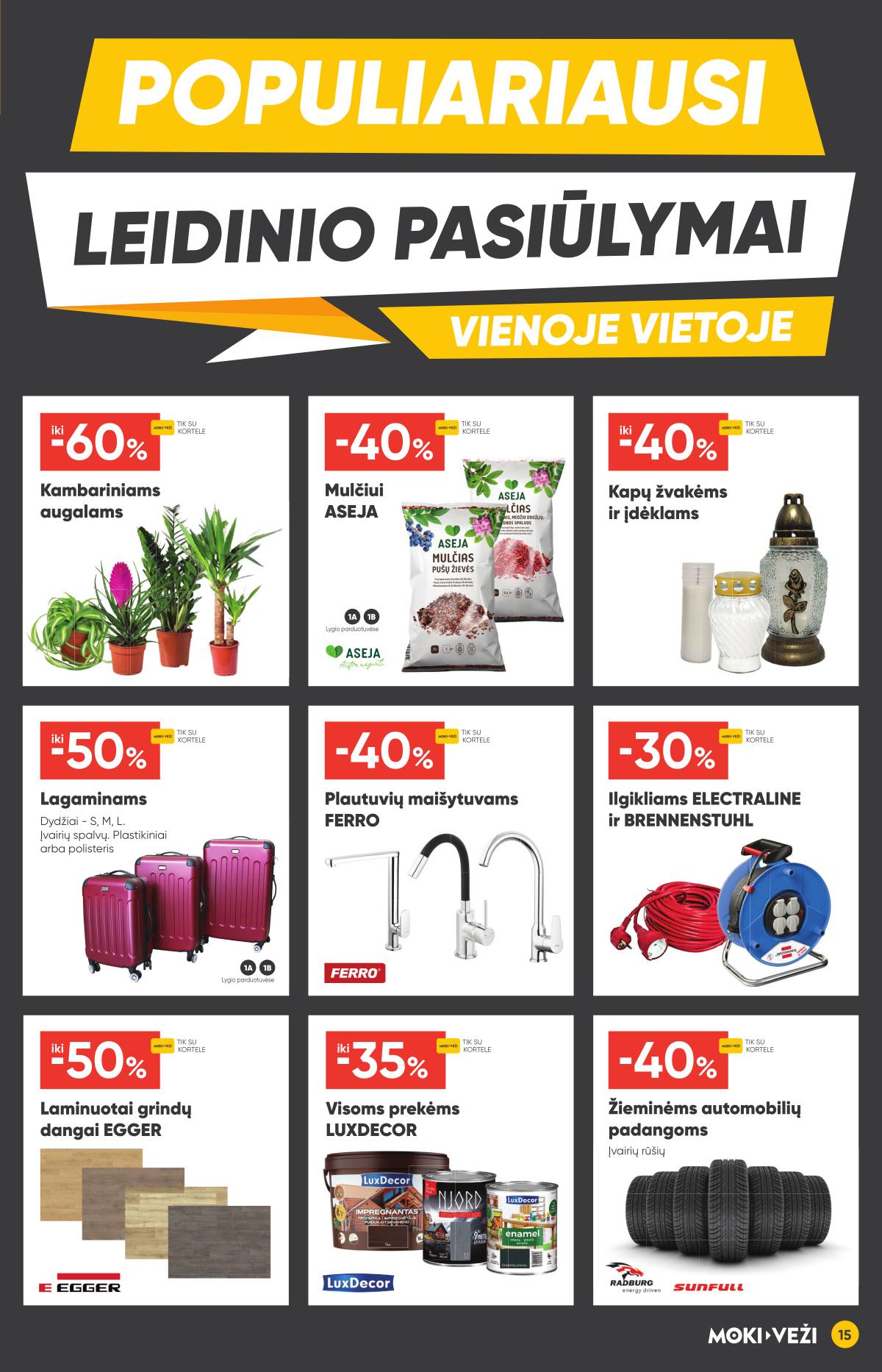 Moki-Veži - Moki-veži akcijų leidinys 15 puslapis