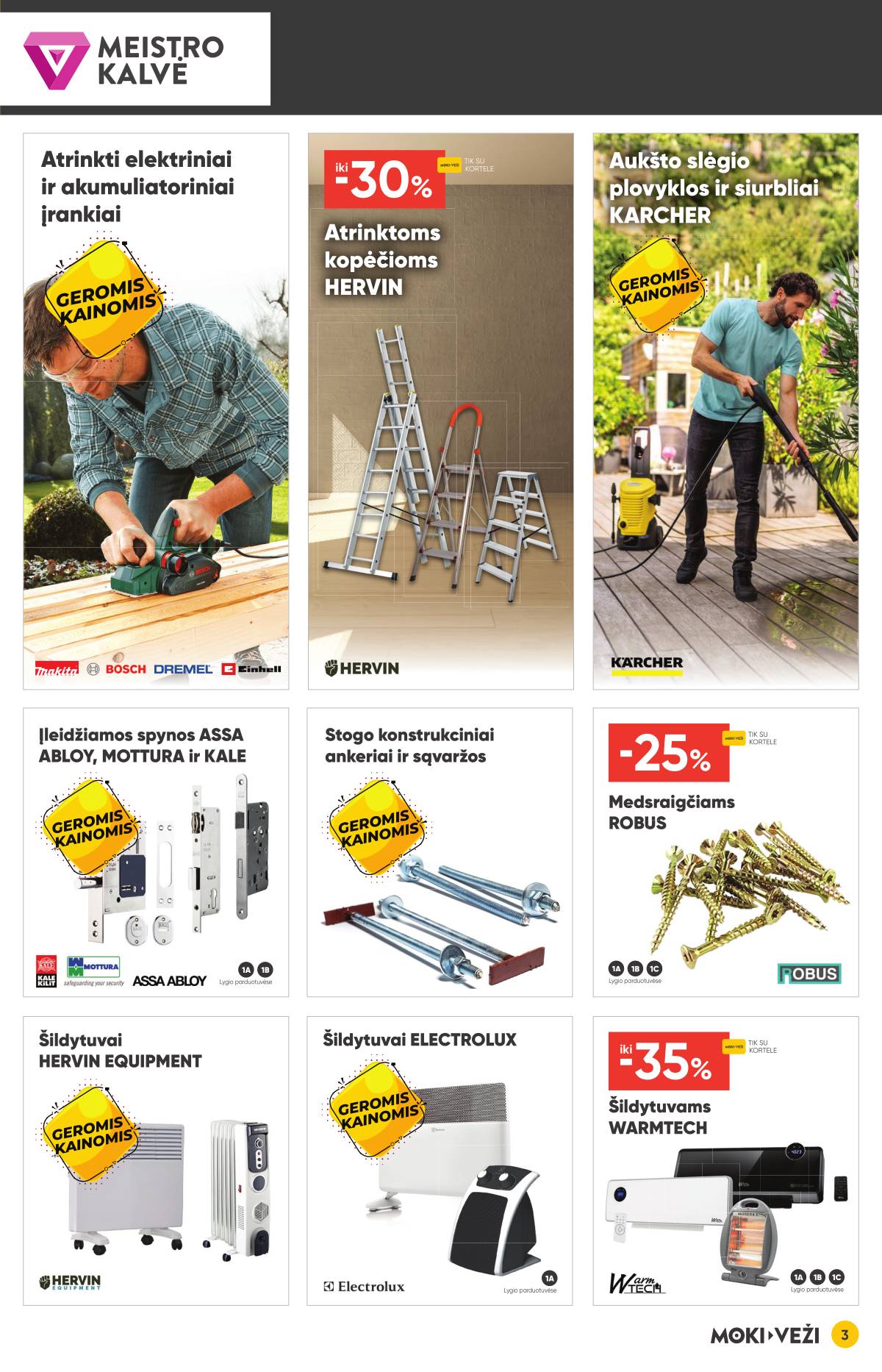 Moki-Veži - Moki-veži akcijų leidinys 3 puslapis