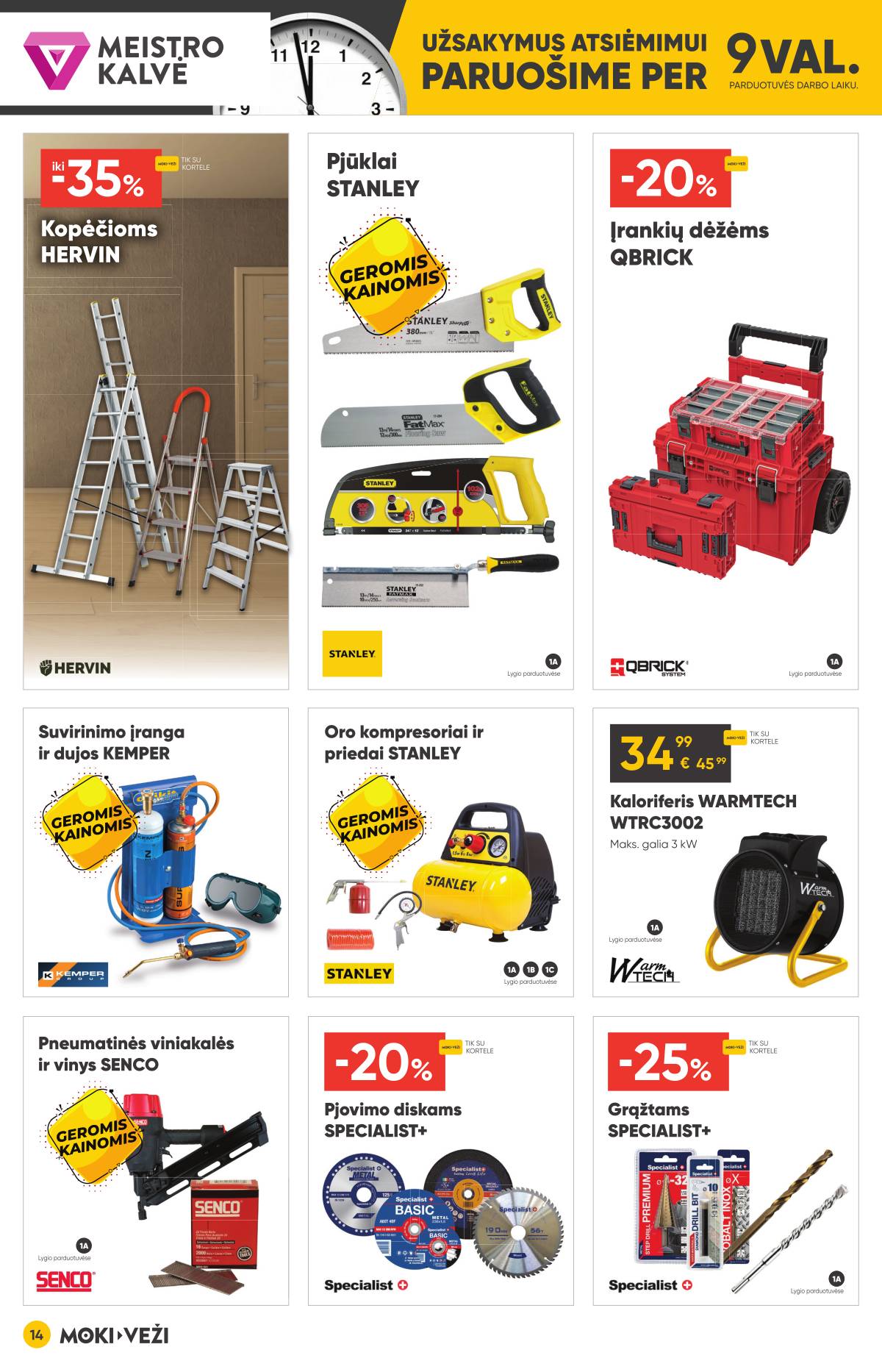 Moki-Veži - Moki-veži akcijų leidinys | 2025-10-16 - 2025-11-11 14 puslapis