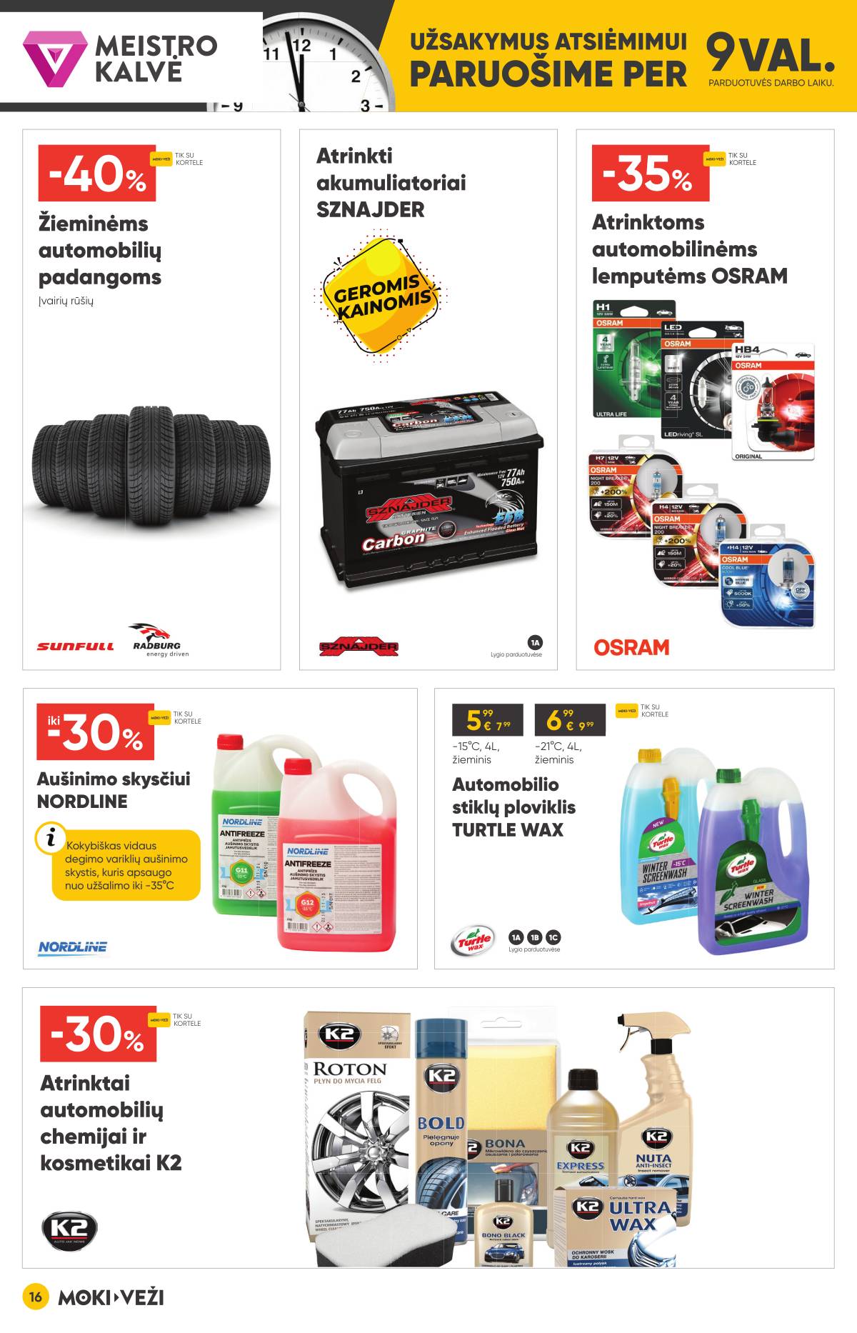 Moki-Veži - Moki-veži akcijų leidinys | 2025-10-16 - 2025-11-11 16 puslapis