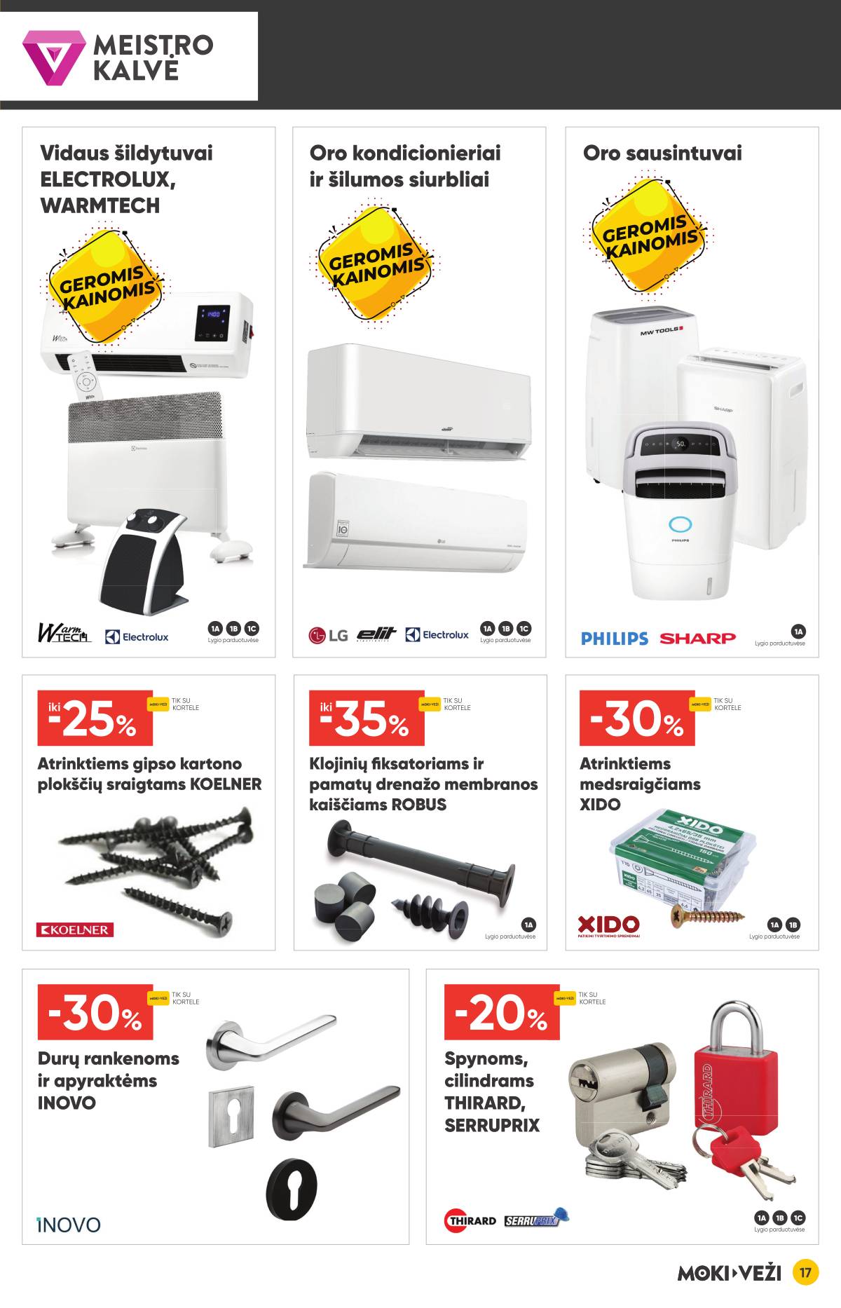 Moki-Veži - Moki-veži akcijų leidinys | 2025-10-16 - 2025-11-11 17 puslapis