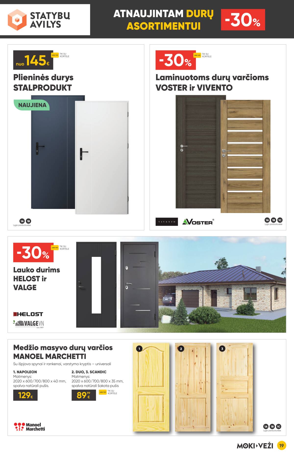 Moki-Veži - Moki-veži akcijų leidinys | 2025-10-16 - 2025-11-11 19 puslapis