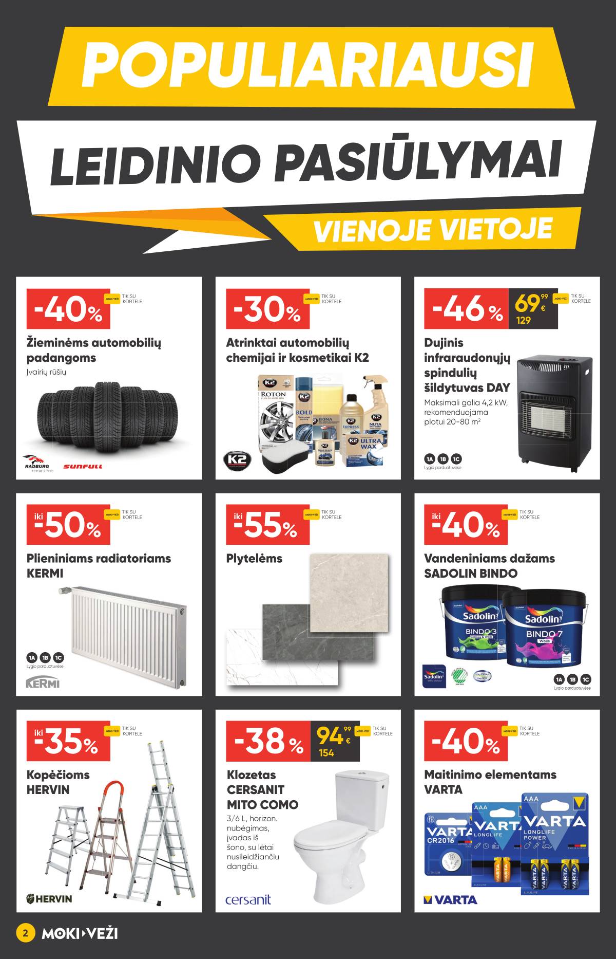 Moki-Veži - Moki-veži akcijų leidinys | 2025-10-16 - 2025-11-11 2 puslapis