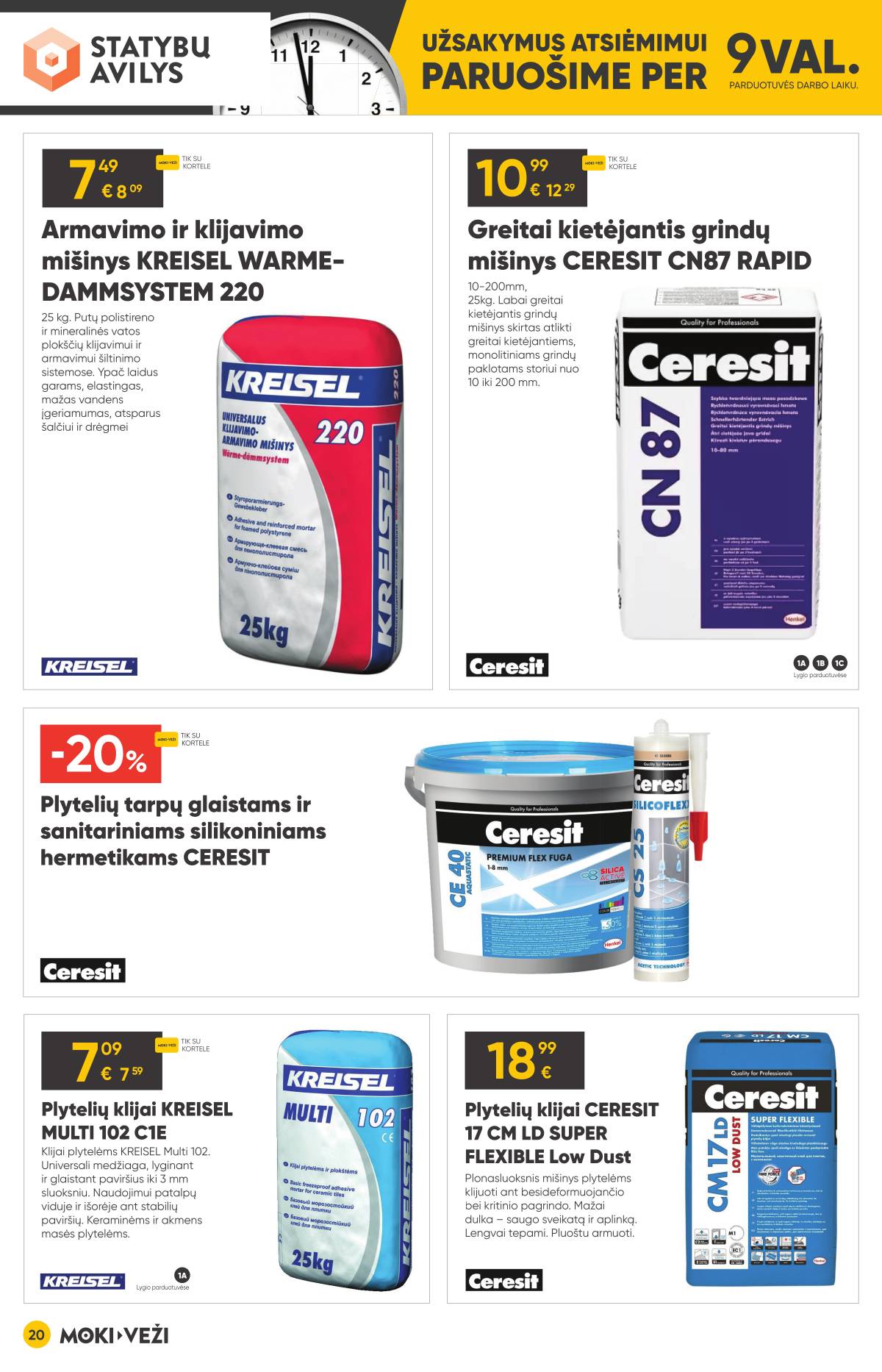 Moki-Veži - Moki-veži akcijų leidinys | 2025-10-16 - 2025-11-11 20 puslapis