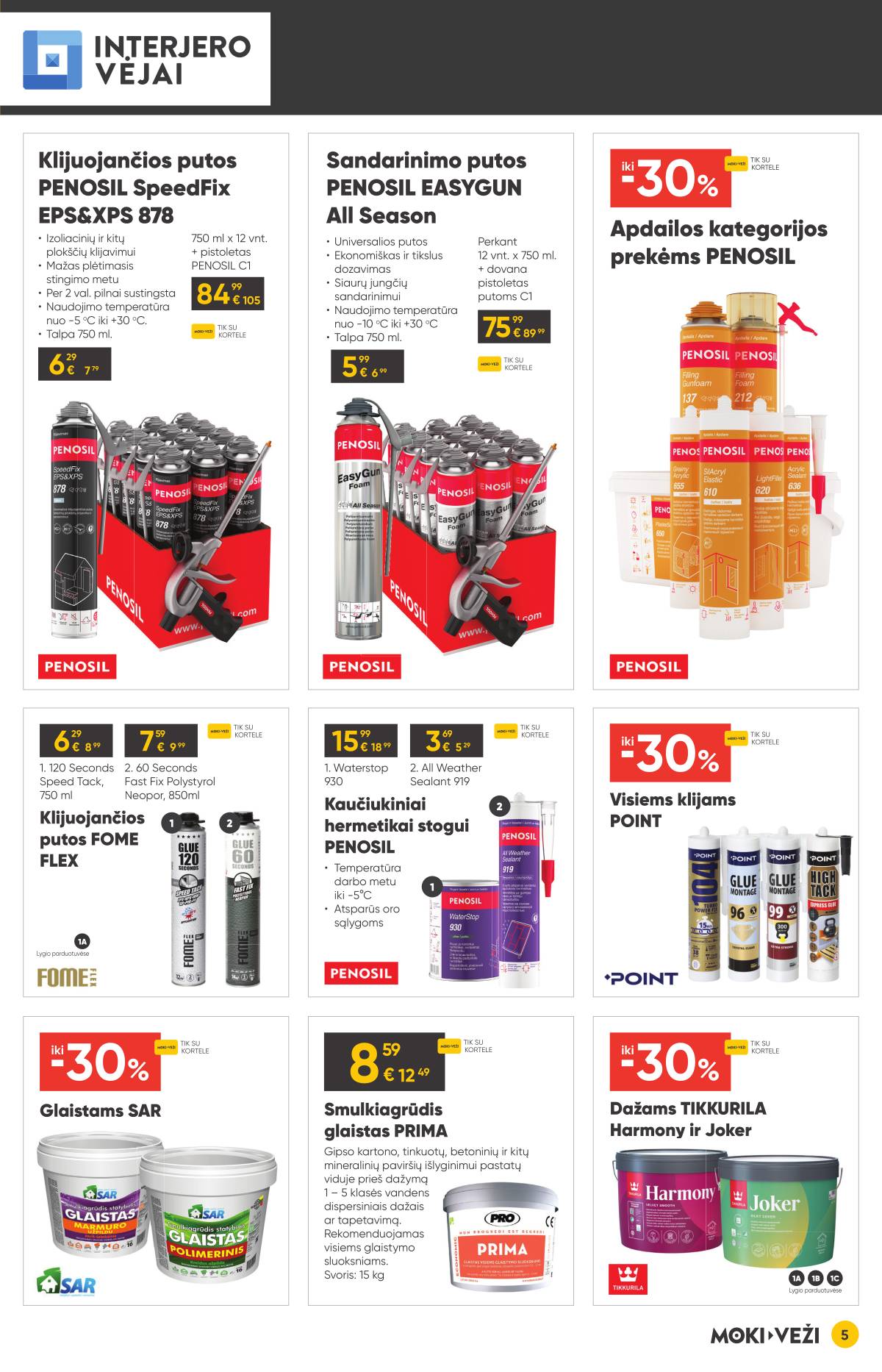 Moki-Veži - Moki-veži akcijų leidinys | 2025-10-16 - 2025-11-11 5 puslapis