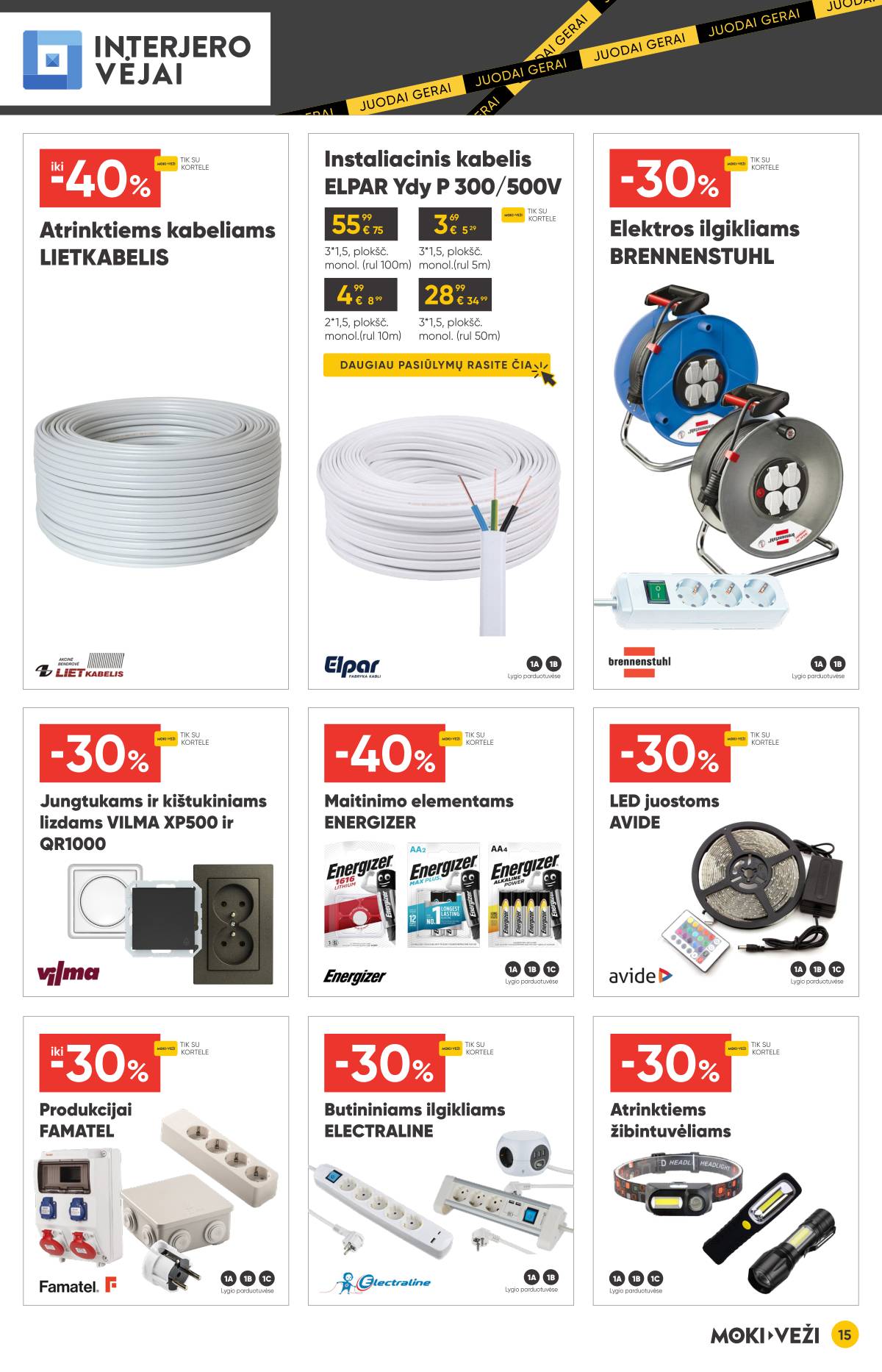 Moki-Veži - Moki-veži akcijų leidinys | 2025-11-13 - 2025-12-09 15 puslapis