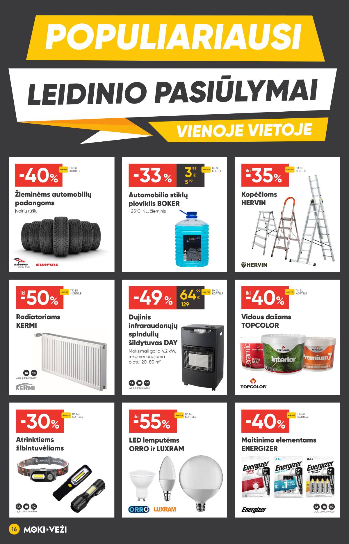 Moki-Veži - Moki-veži akcijų leidinys | 2025-11-13 - 2025-12-09 16 puslapis