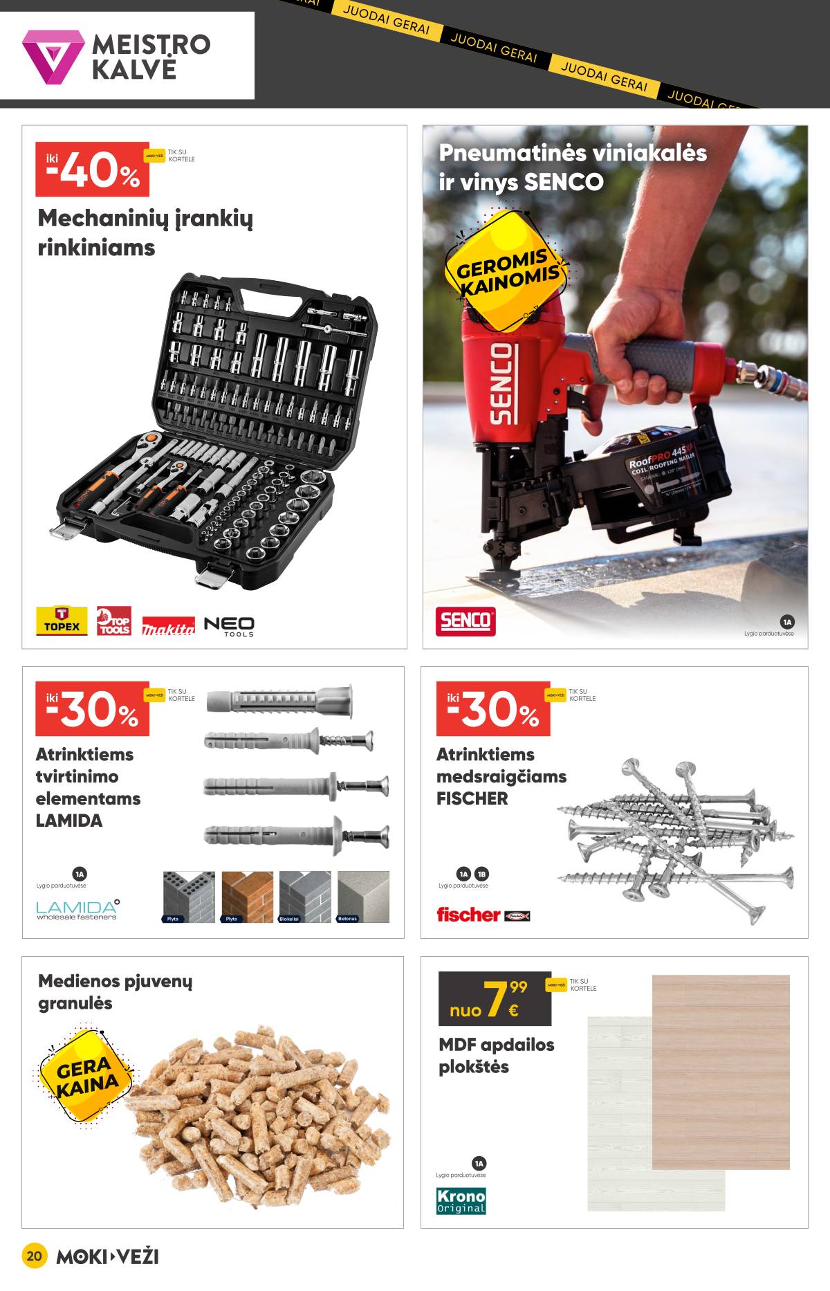 Moki-Veži - Moki-veži akcijų leidinys | 2025-11-13 - 2025-12-09 20 puslapis