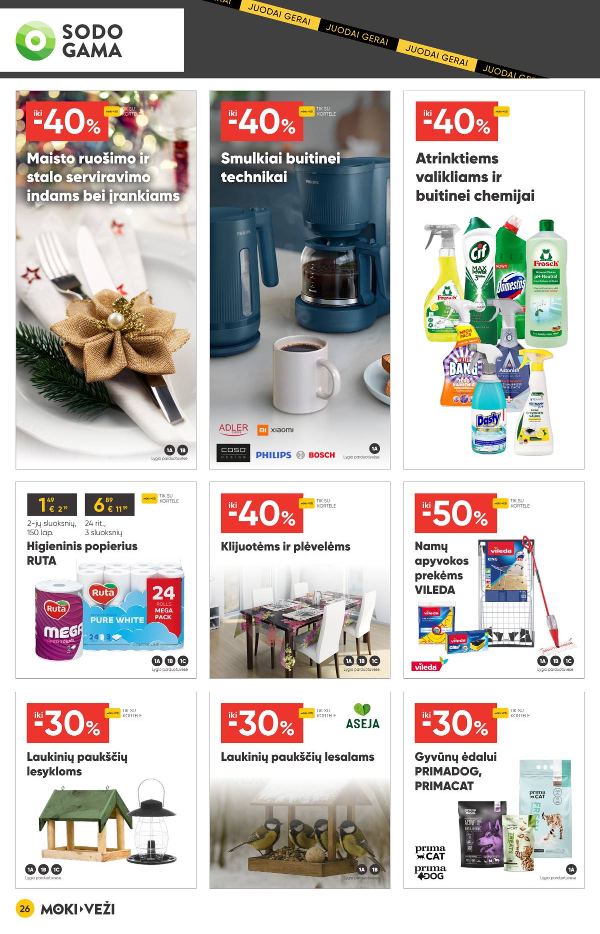 Moki-Veži - Moki-veži akcijų leidinys | 2025-11-13 - 2025-12-09 26 puslapis