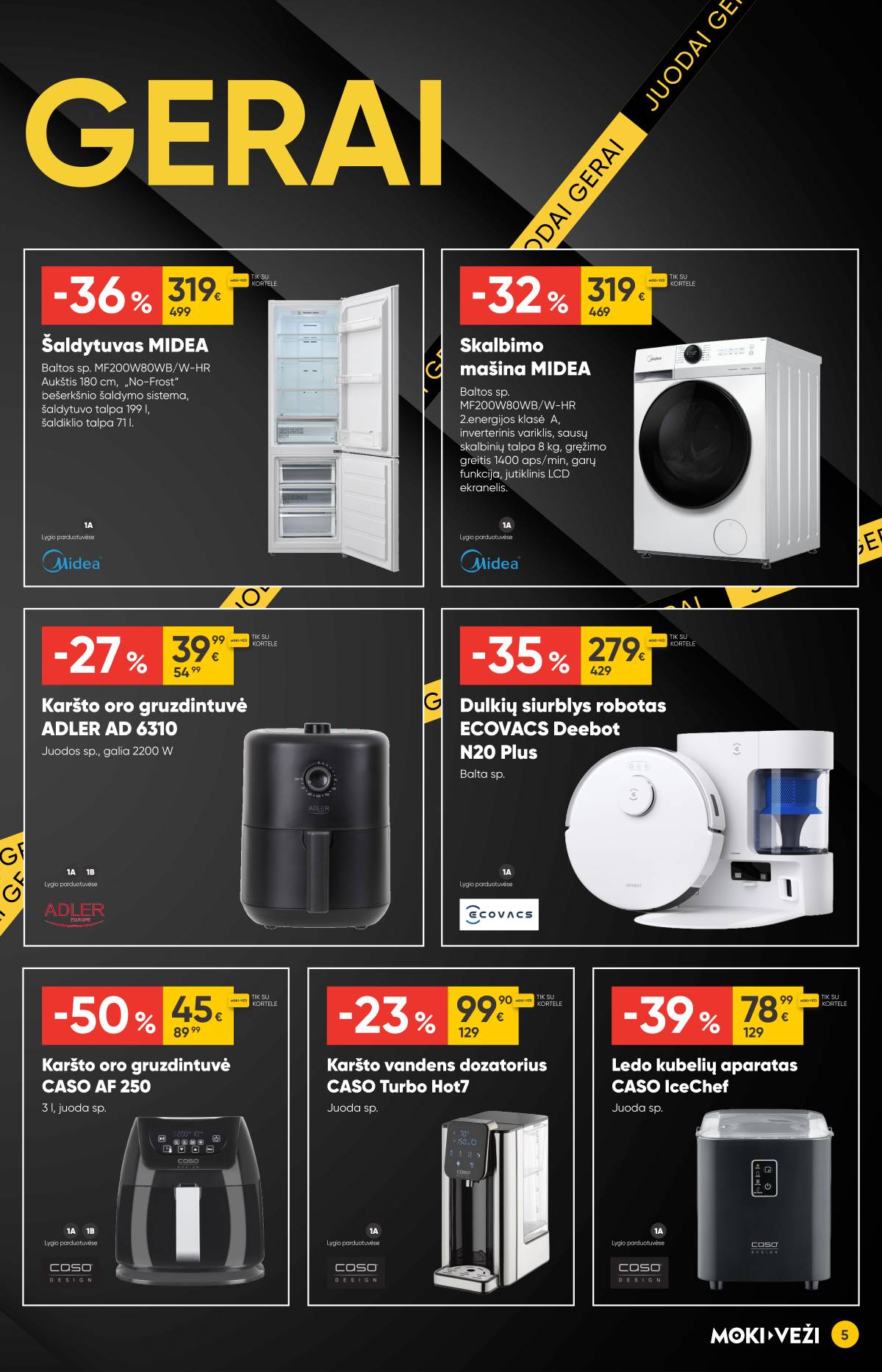 Moki-Veži - Moki-veži akcijų leidinys | 2025-11-13 - 2025-12-09 5 puslapis