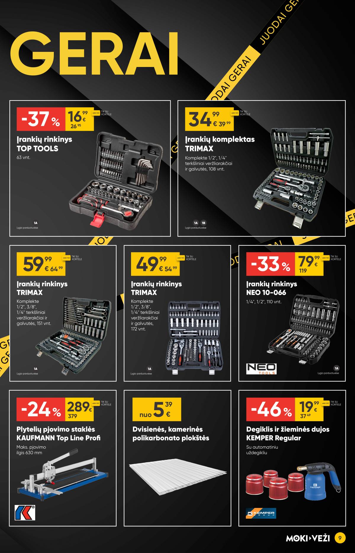 Moki-Veži - Moki-veži akcijų leidinys | 2025-11-13 - 2025-12-09 9 puslapis