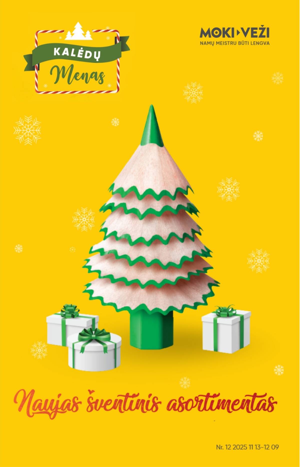 Moki-Veži - Moki-veži kalėdinis nuolaidų leidinys | 2025-11-13 - 2025-12-09 1 puslapis