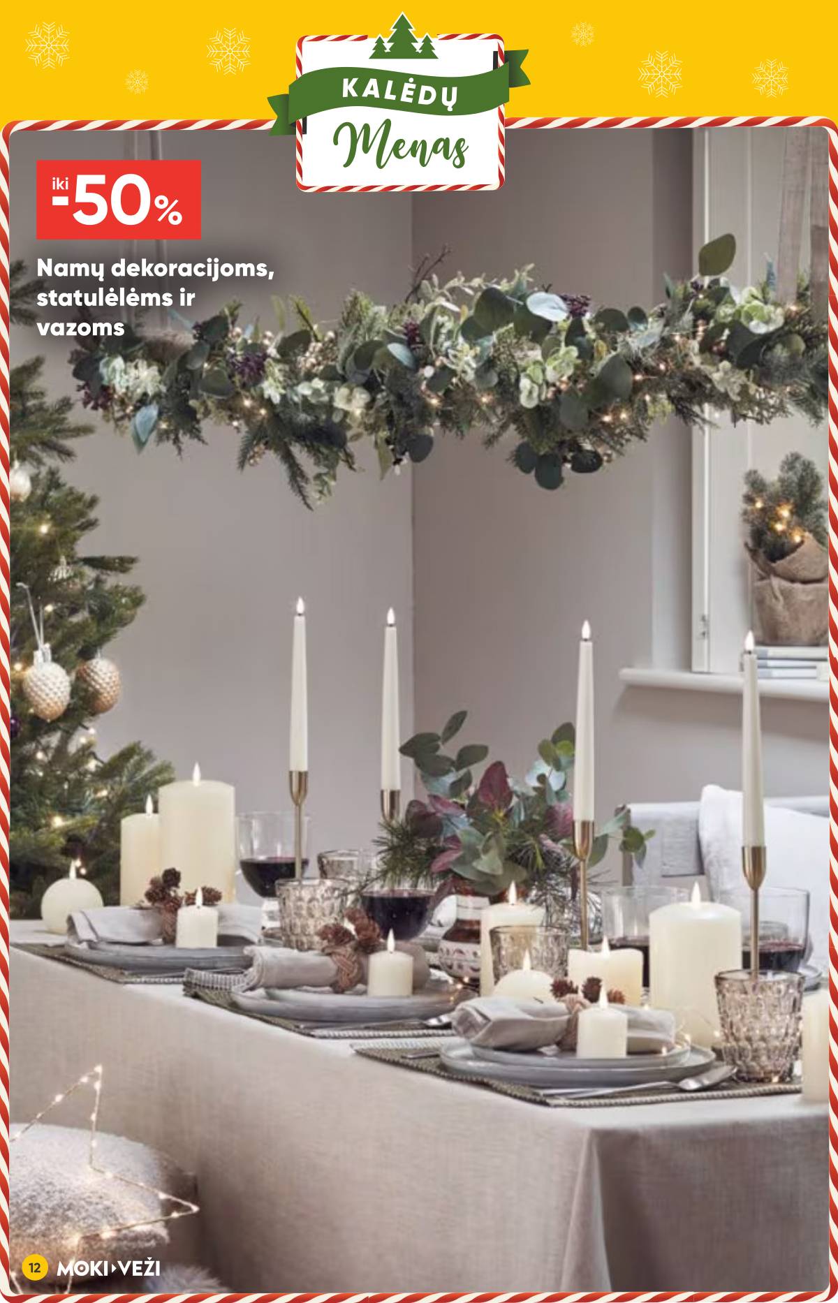 Moki-Veži - Moki-veži kalėdinis nuolaidų leidinys | 2025-11-13 - 2025-12-09 12 puslapis