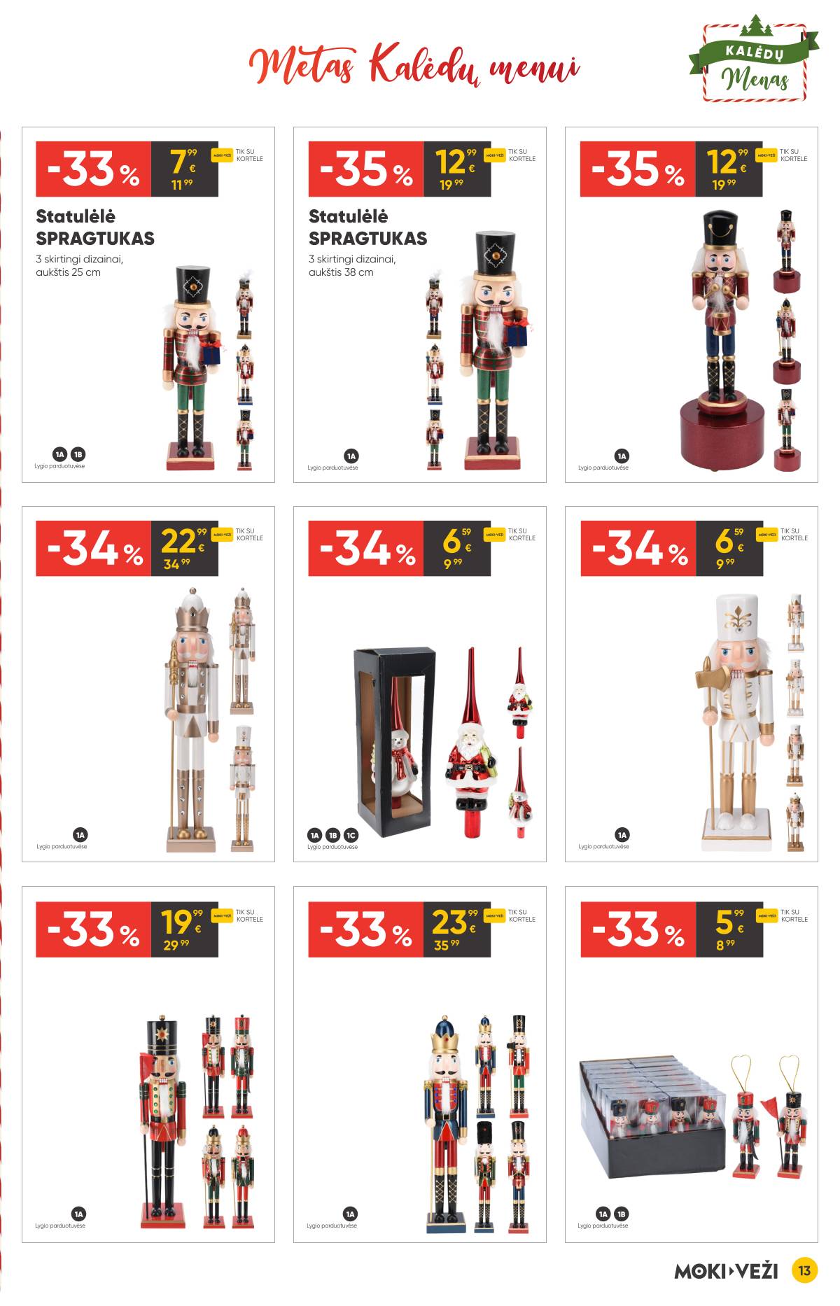 Moki-Veži - Moki-veži kalėdinis nuolaidų leidinys | 2025-11-13 - 2025-12-09 13 puslapis