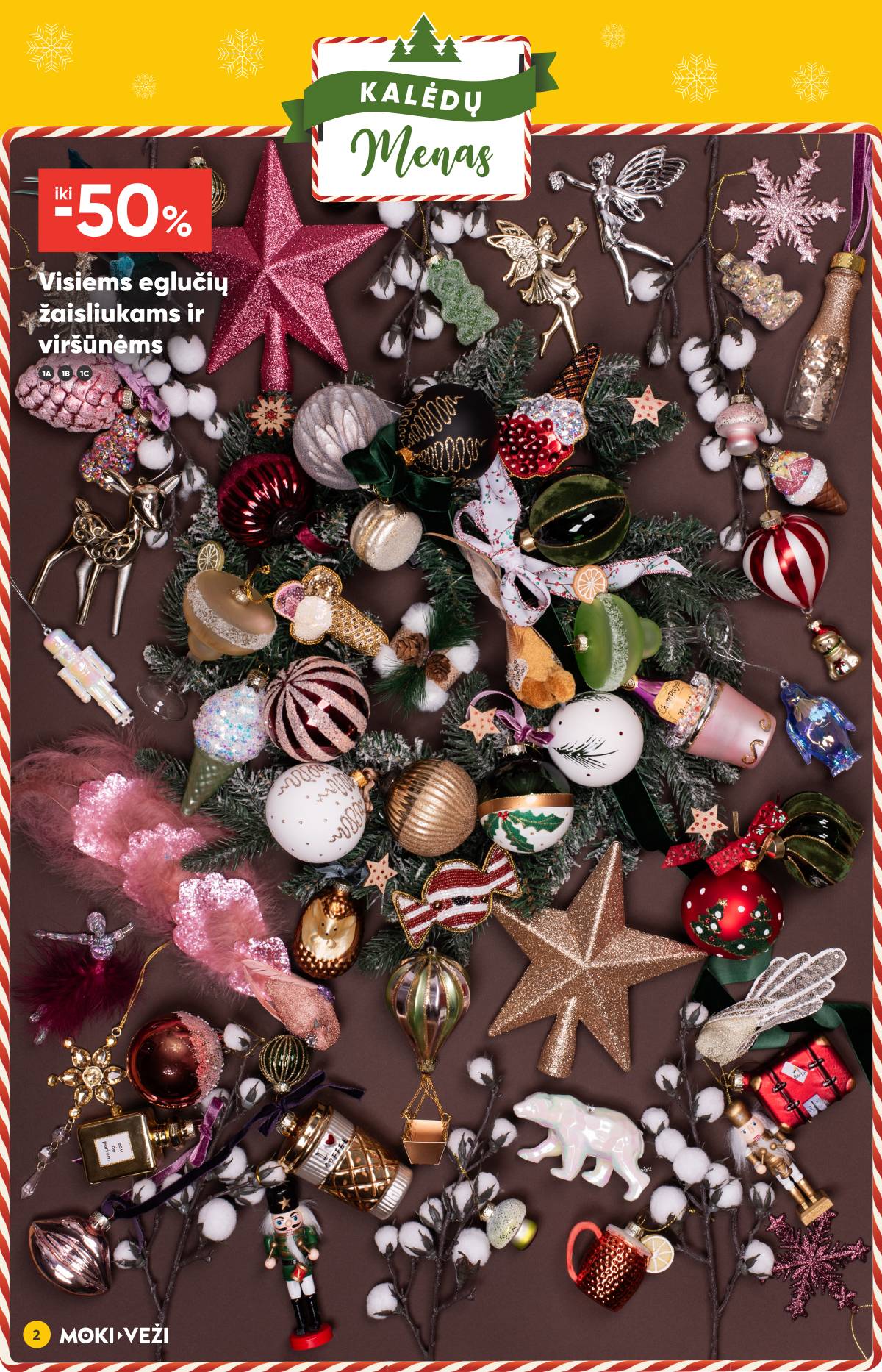 Moki-Veži - Moki-veži kalėdinis nuolaidų leidinys | 2025-11-13 - 2025-12-09 2 puslapis