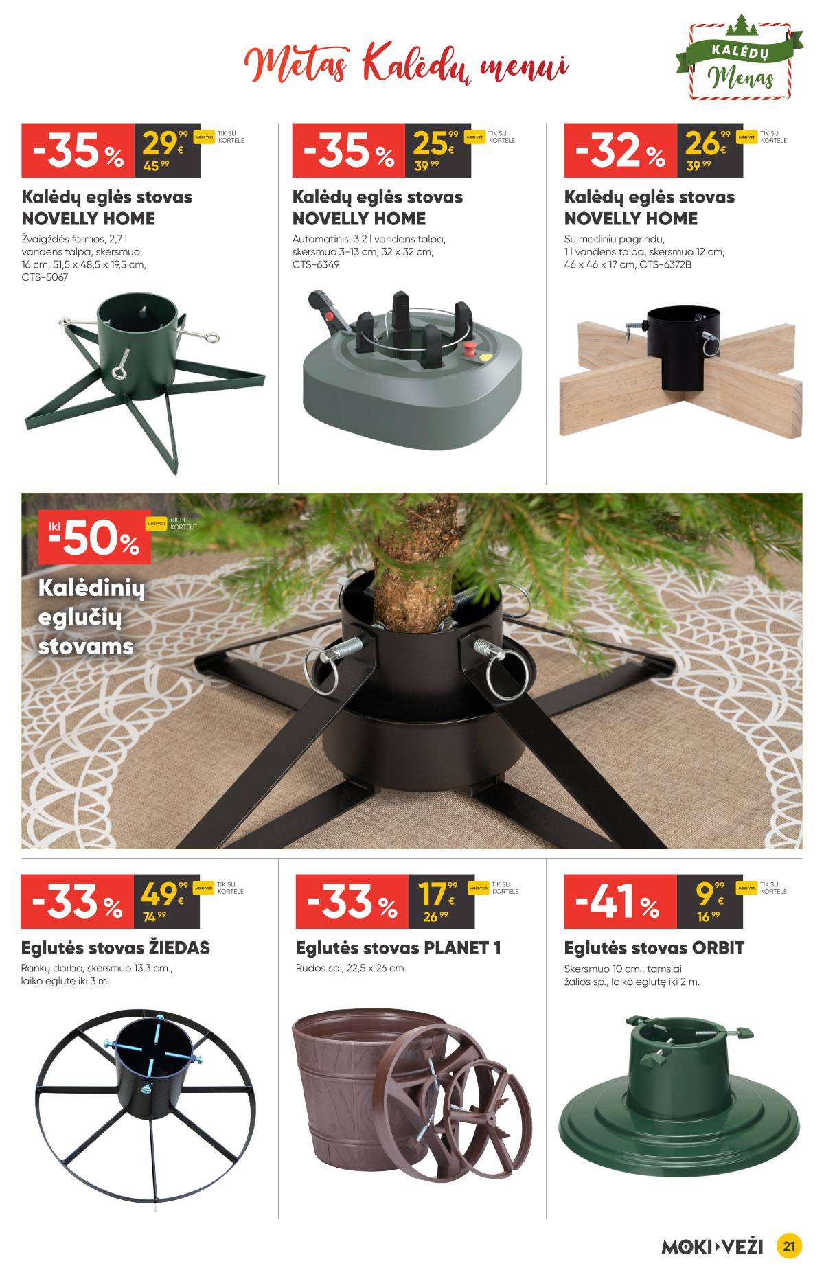 Moki-Veži - Moki-veži kalėdinis nuolaidų leidinys | 2025-11-13 - 2025-12-09 21 puslapis