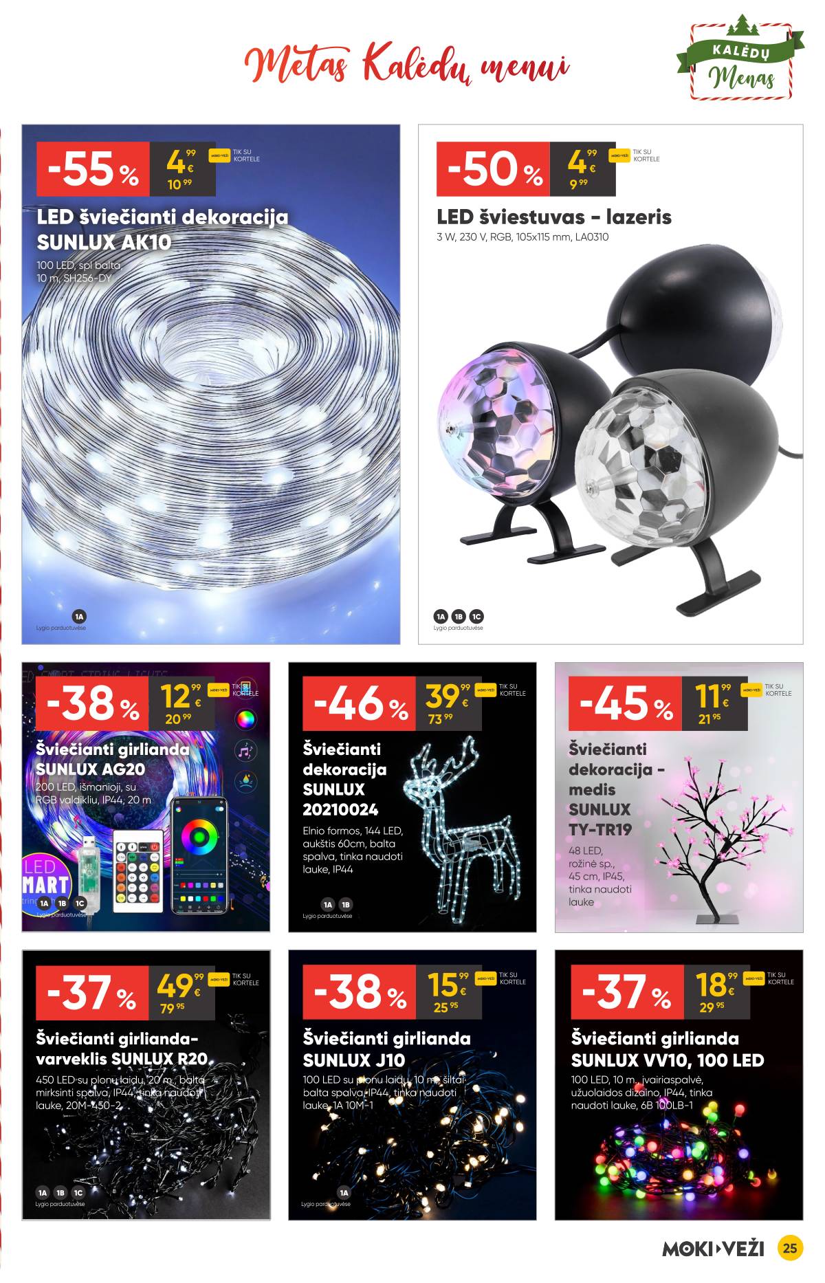 Moki-Veži - Moki-veži kalėdinis nuolaidų leidinys | 2025-11-13 - 2025-12-09 25 puslapis