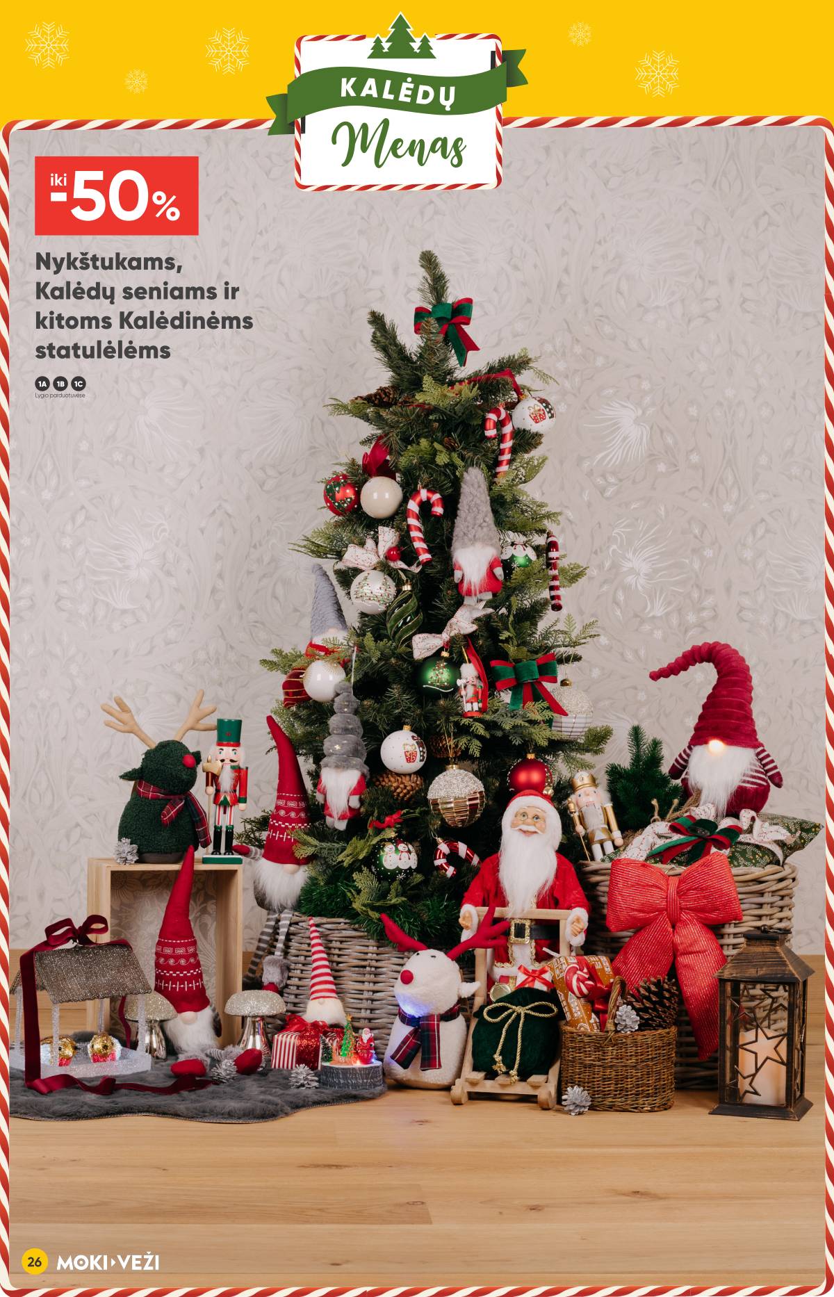 Moki-Veži - Moki-veži kalėdinis nuolaidų leidinys | 2025-11-13 - 2025-12-09 26 puslapis