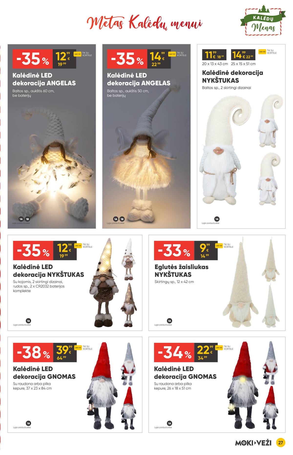 Moki-Veži - Moki-veži kalėdinis nuolaidų leidinys | 2025-11-13 - 2025-12-09 27 puslapis