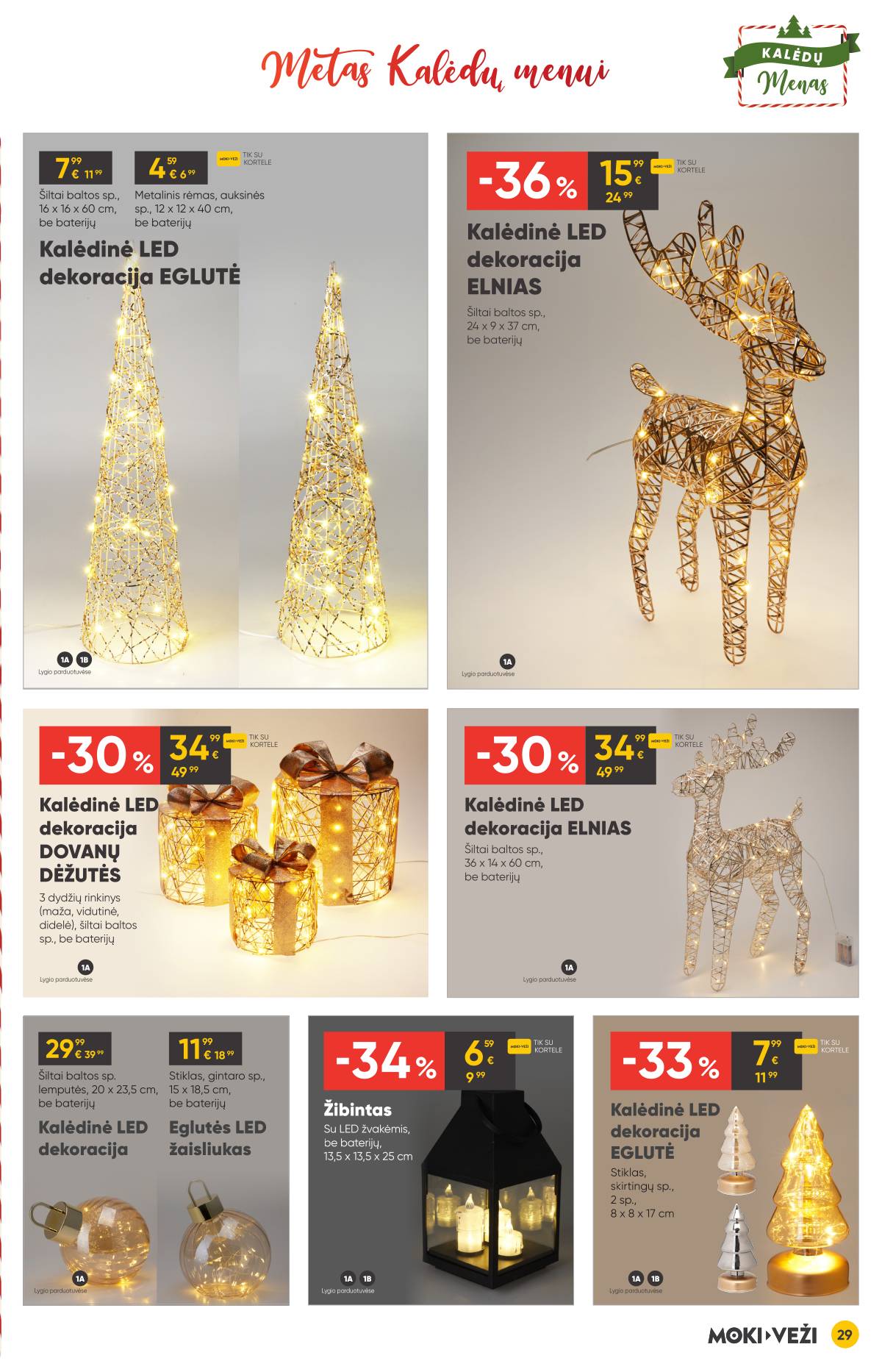 Moki-Veži - Moki-veži kalėdinis nuolaidų leidinys | 2025-11-13 - 2025-12-09 29 puslapis