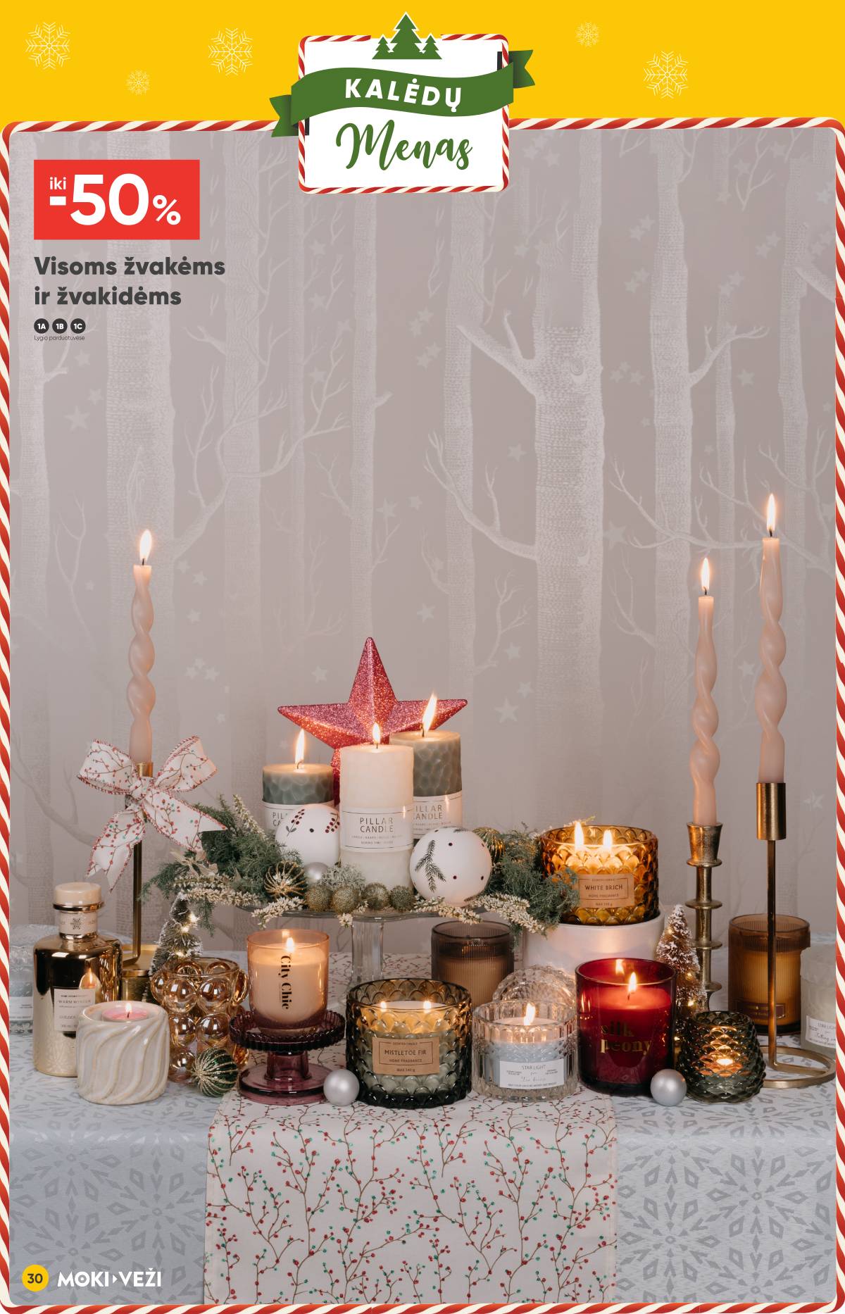 Moki-Veži - Moki-veži kalėdinis nuolaidų leidinys | 2025-11-13 - 2025-12-09 30 puslapis