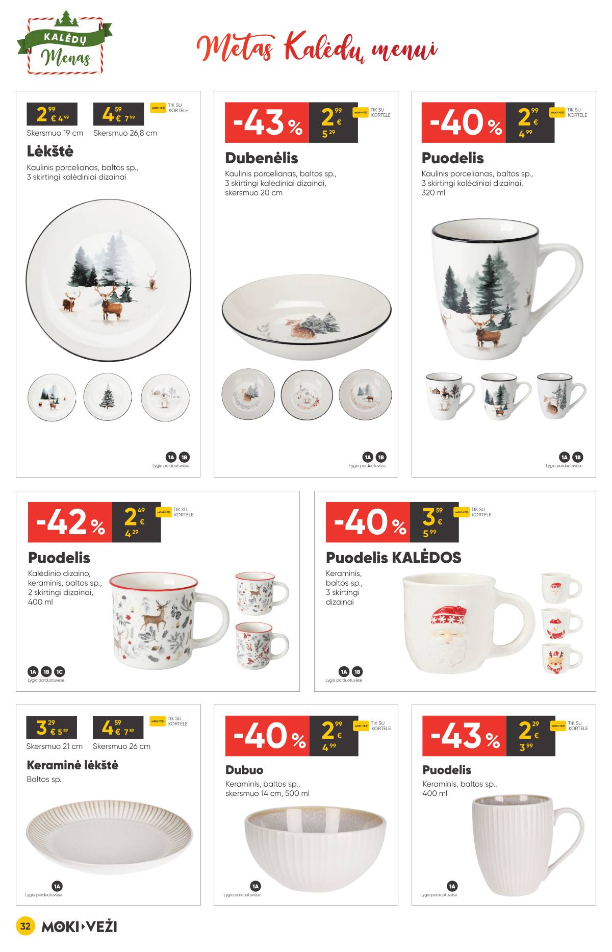 Moki-Veži - Moki-veži kalėdinis nuolaidų leidinys | 2025-11-13 - 2025-12-09 32 puslapis