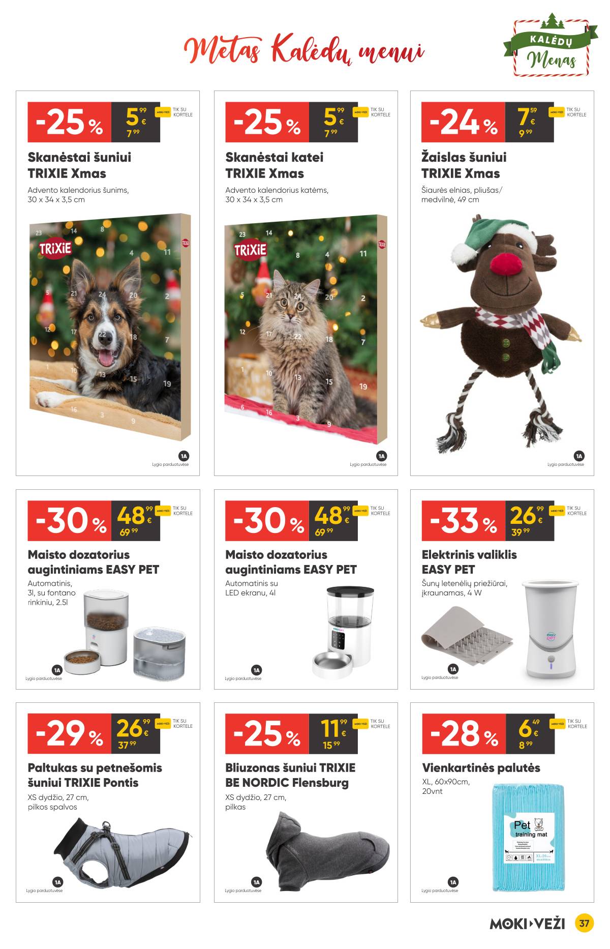 Moki-Veži - Moki-veži kalėdinis nuolaidų leidinys | 2025-11-13 - 2025-12-09 37 puslapis