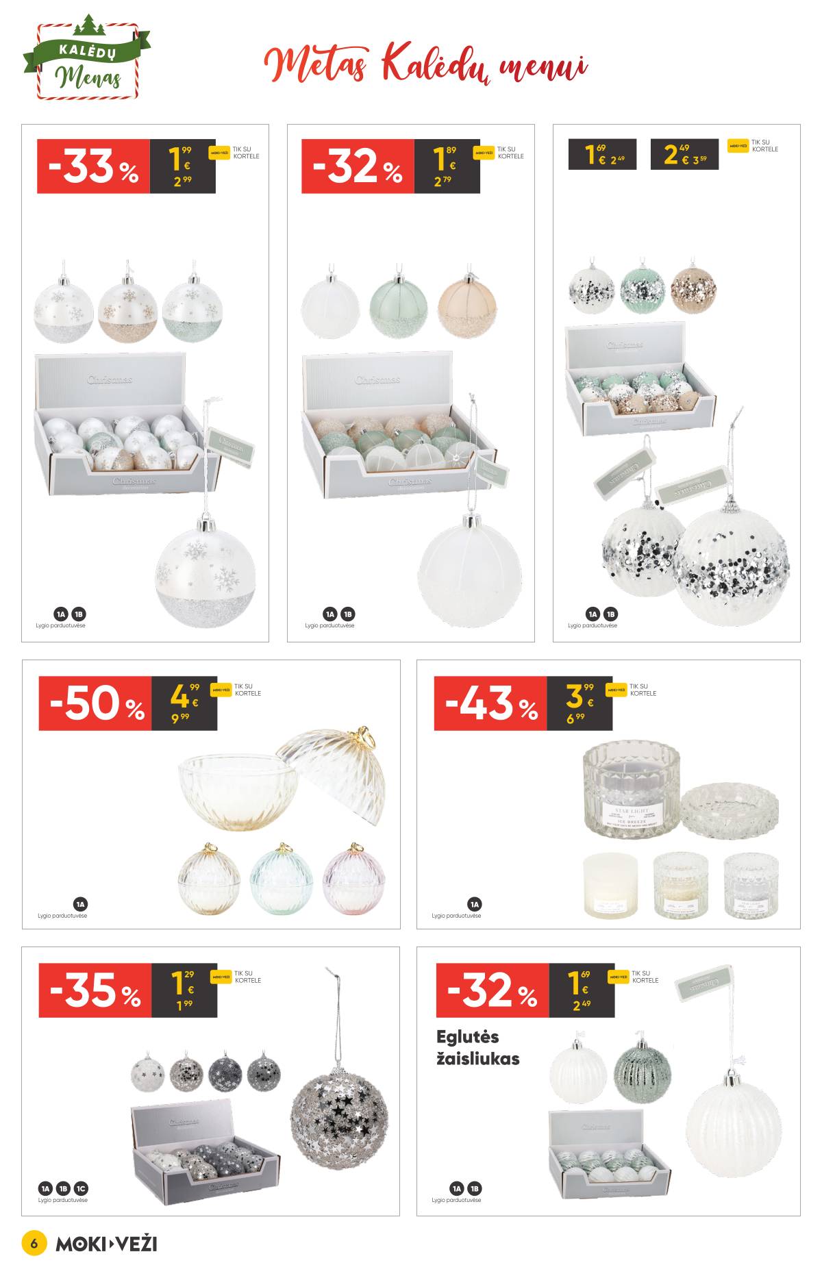 Moki-Veži - Moki-veži kalėdinis nuolaidų leidinys | 2025-11-13 - 2025-12-09 6 puslapis