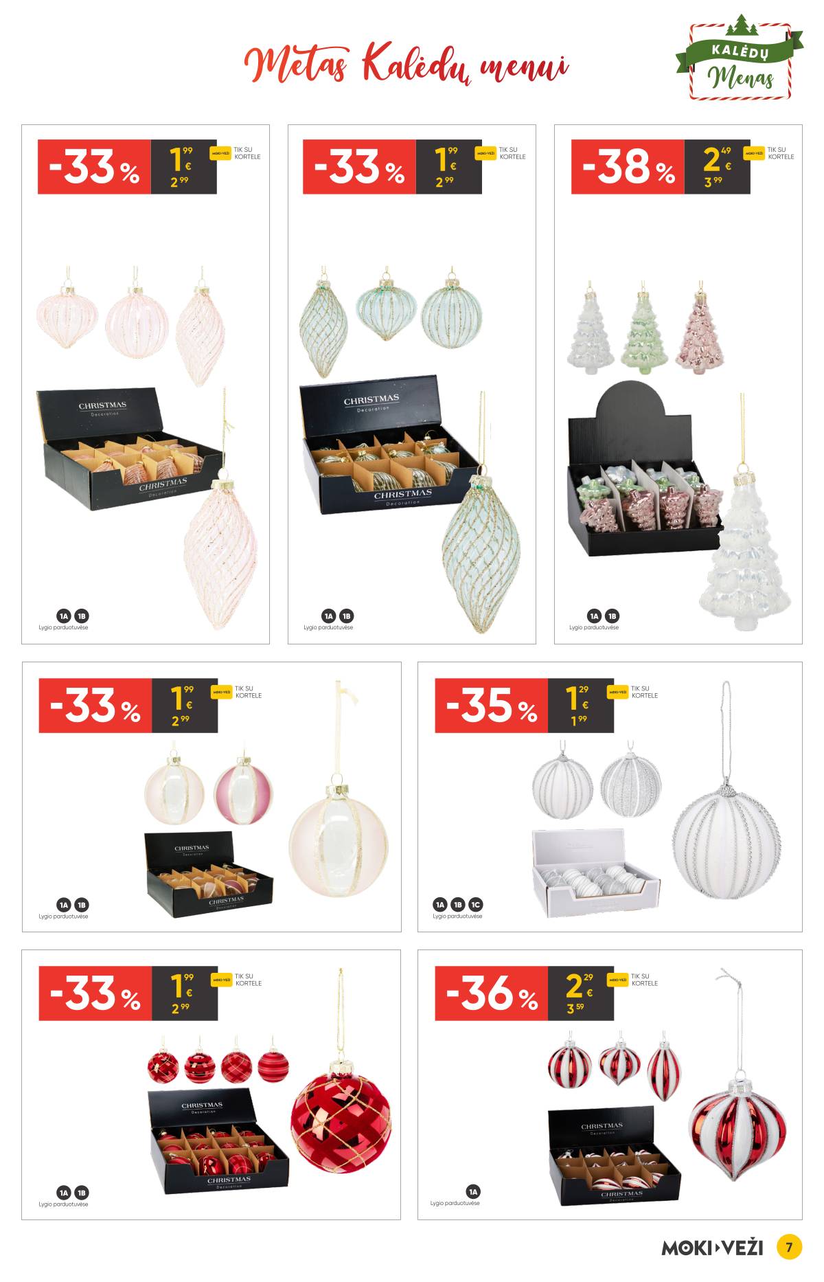 Moki-Veži - Moki-veži kalėdinis nuolaidų leidinys | 2025-11-13 - 2025-12-09 7 puslapis