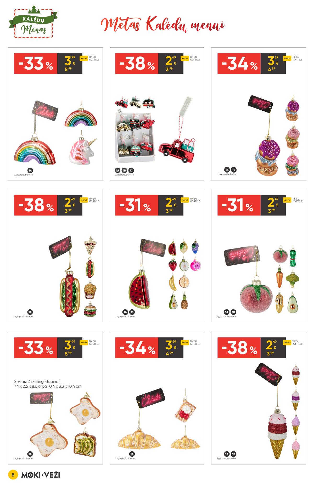Moki-Veži - Moki-veži kalėdinis nuolaidų leidinys | 2025-11-13 - 2025-12-09 8 puslapis