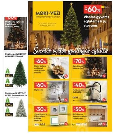 Moki-Veži - Moki-veži akcijų leidinys | 2025-12-11 - 2025-01-06 2025-12-11 – 2026-01-06