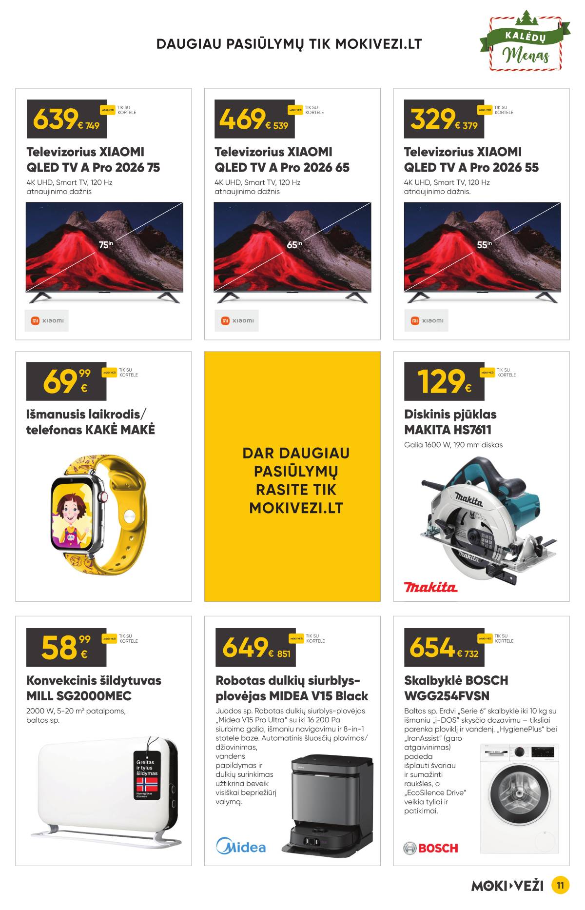 Moki-Veži - Moki-veži akcijų leidinys | 2025-12-11 - 2025-01-06 11 puslapis