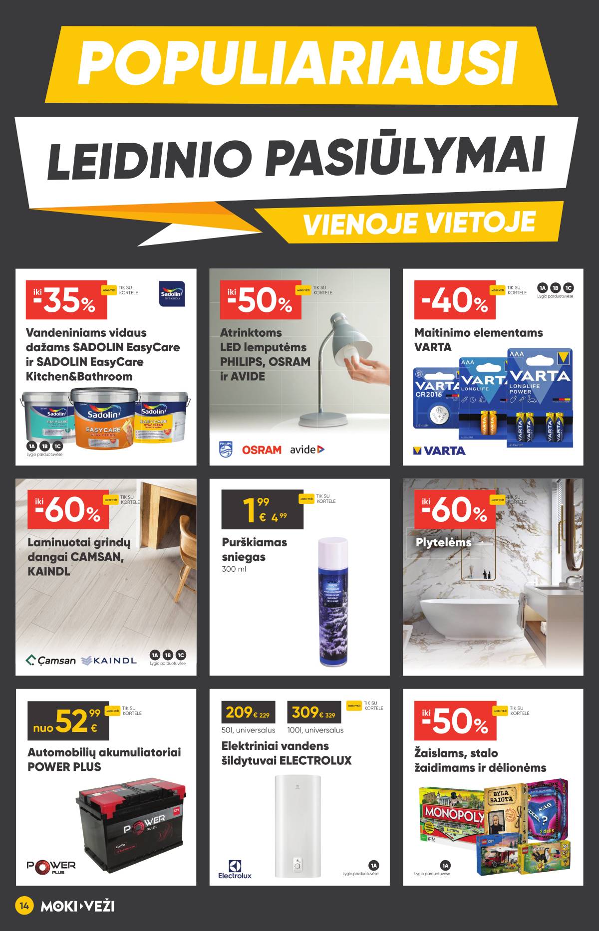 Moki-Veži - Moki-veži akcijų leidinys | 2025-12-11 - 2025-01-06 14 puslapis