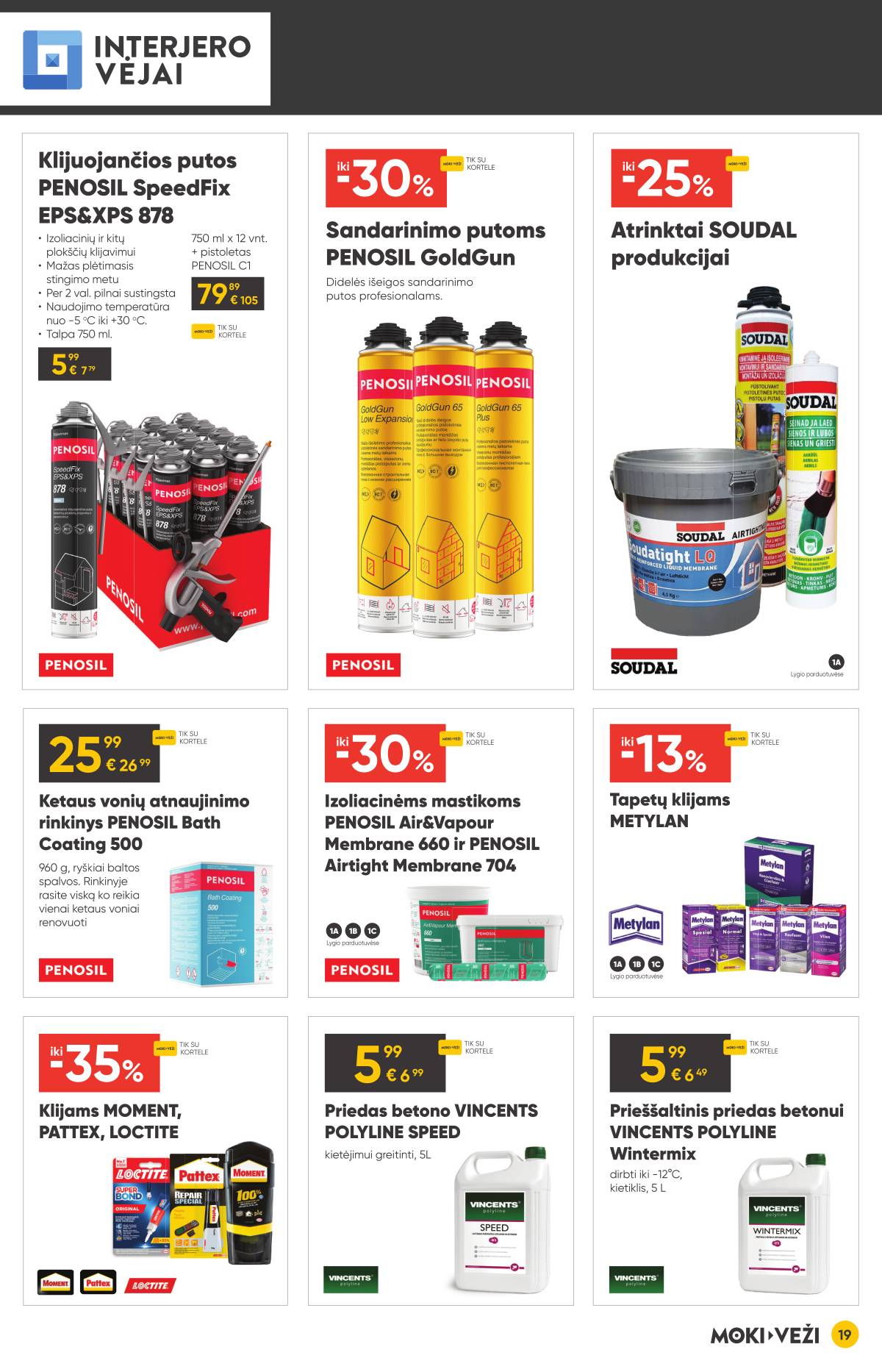 Moki-Veži - Moki-veži akcijų leidinys | 2025-12-11 - 2025-01-06 19 puslapis