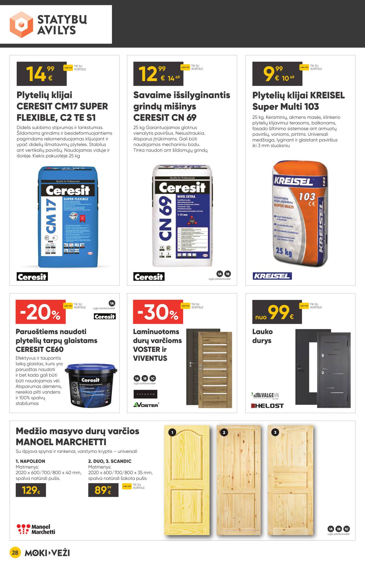 Moki-Veži - Moki-veži akcijų leidinys | 2025-12-11 - 2025-01-06 28 puslapis