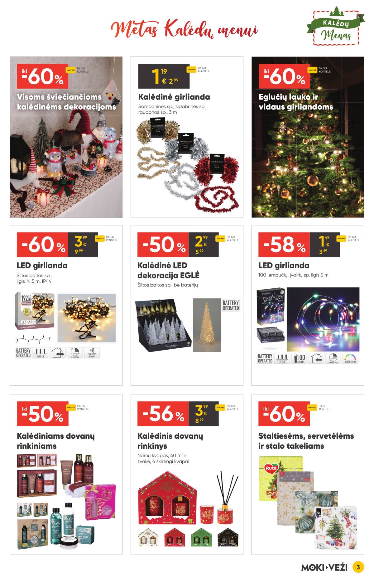 Moki-Veži - Moki-veži akcijų leidinys | 2025-12-11 - 2025-01-06 3 puslapis