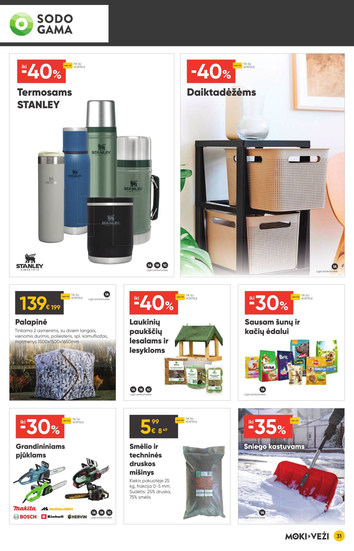 Moki-Veži - Moki-veži akcijų leidinys | 2025-12-11 - 2025-01-06 31 puslapis