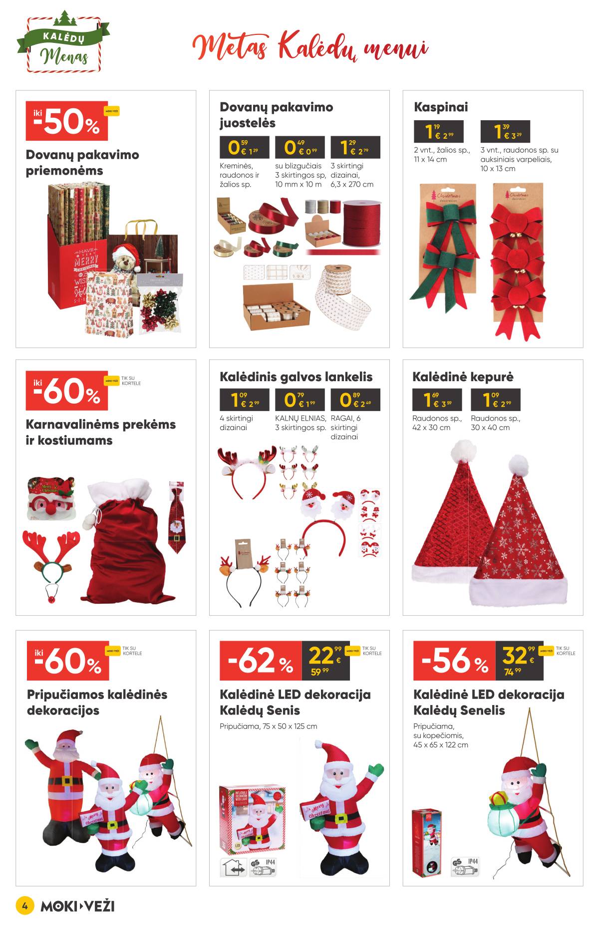 Moki-Veži - Moki-veži akcijų leidinys | 2025-12-11 - 2025-01-06 4 puslapis