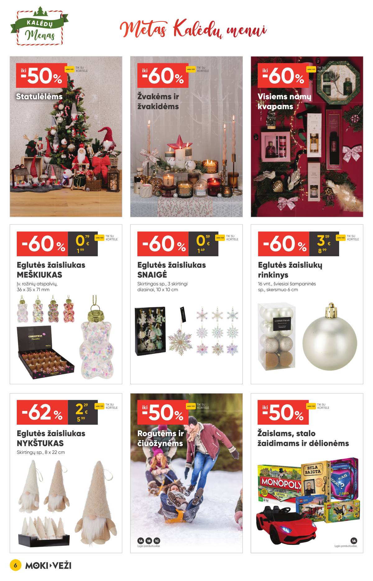 Moki-Veži - Moki-veži akcijų leidinys | 2025-12-11 - 2025-01-06 6 puslapis