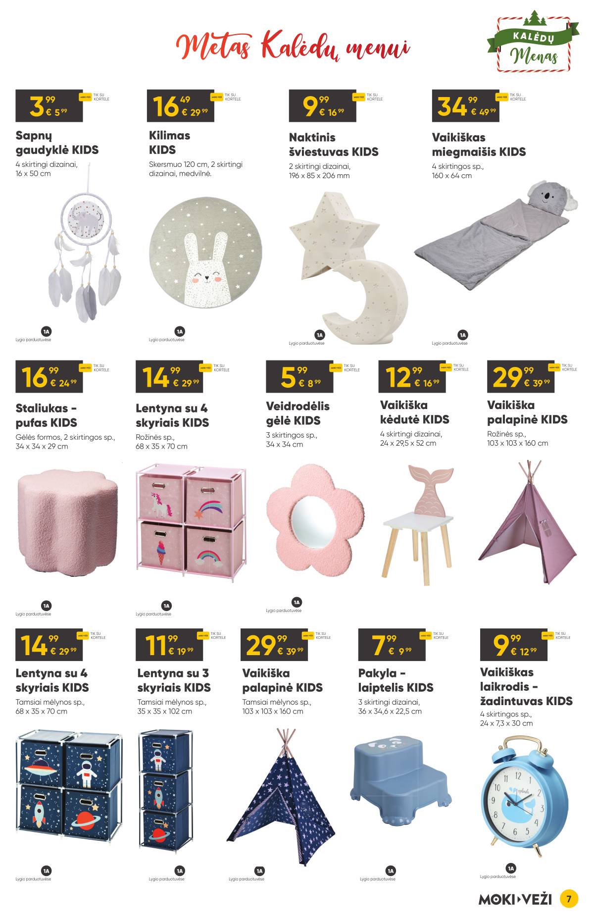 Moki-Veži - Moki-veži akcijų leidinys | 2025-12-11 - 2025-01-06 7 puslapis