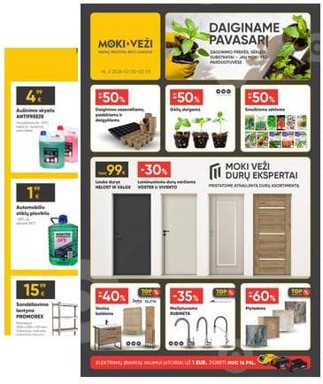 Moki-Veži - Moki-veži akcijų leidinys 2026-02-05 – 2026-03-03