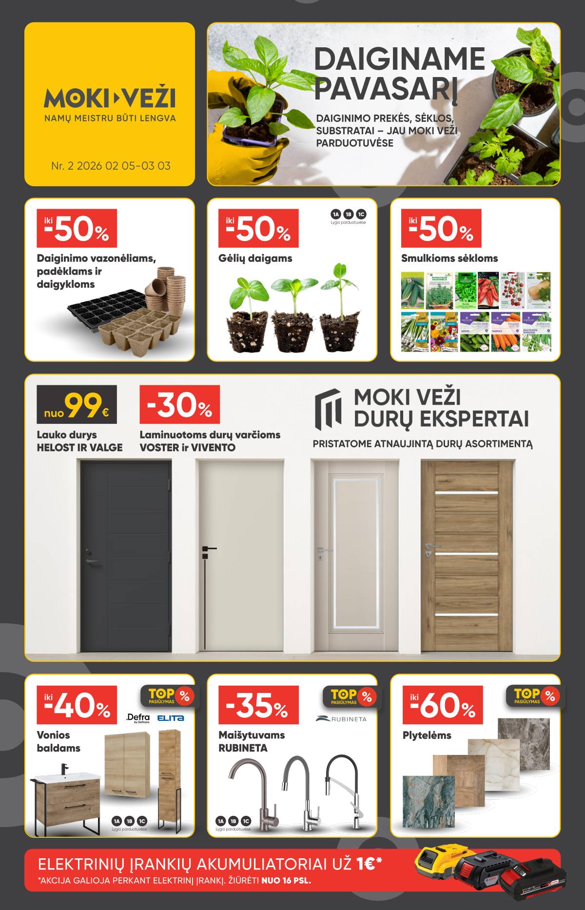 Moki-Veži - Moki-veži akcijų leidinys 1 puslapis