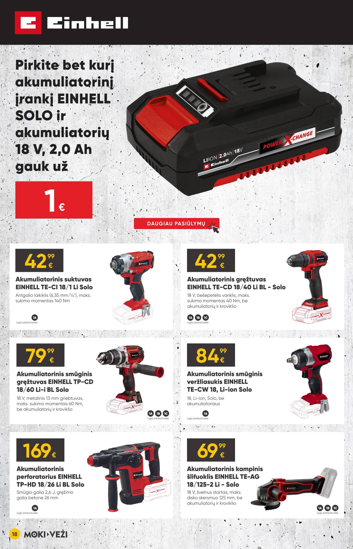 Moki-Veži - Moki-veži akcijų leidinys 18 puslapis