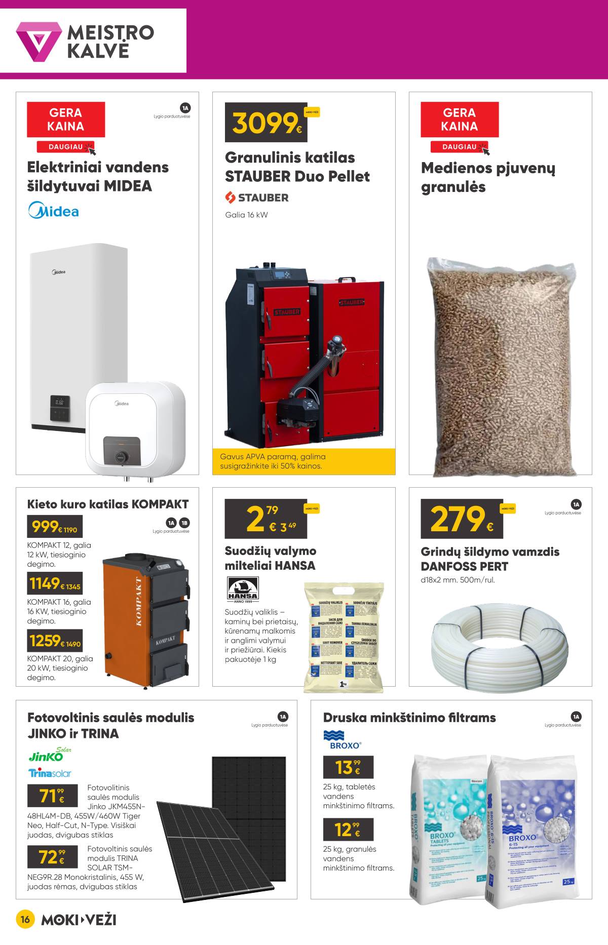 Moki-Veži - Moki-veži akcijų leidinys | 2026-03-05 - 2026-03-31 16 puslapis