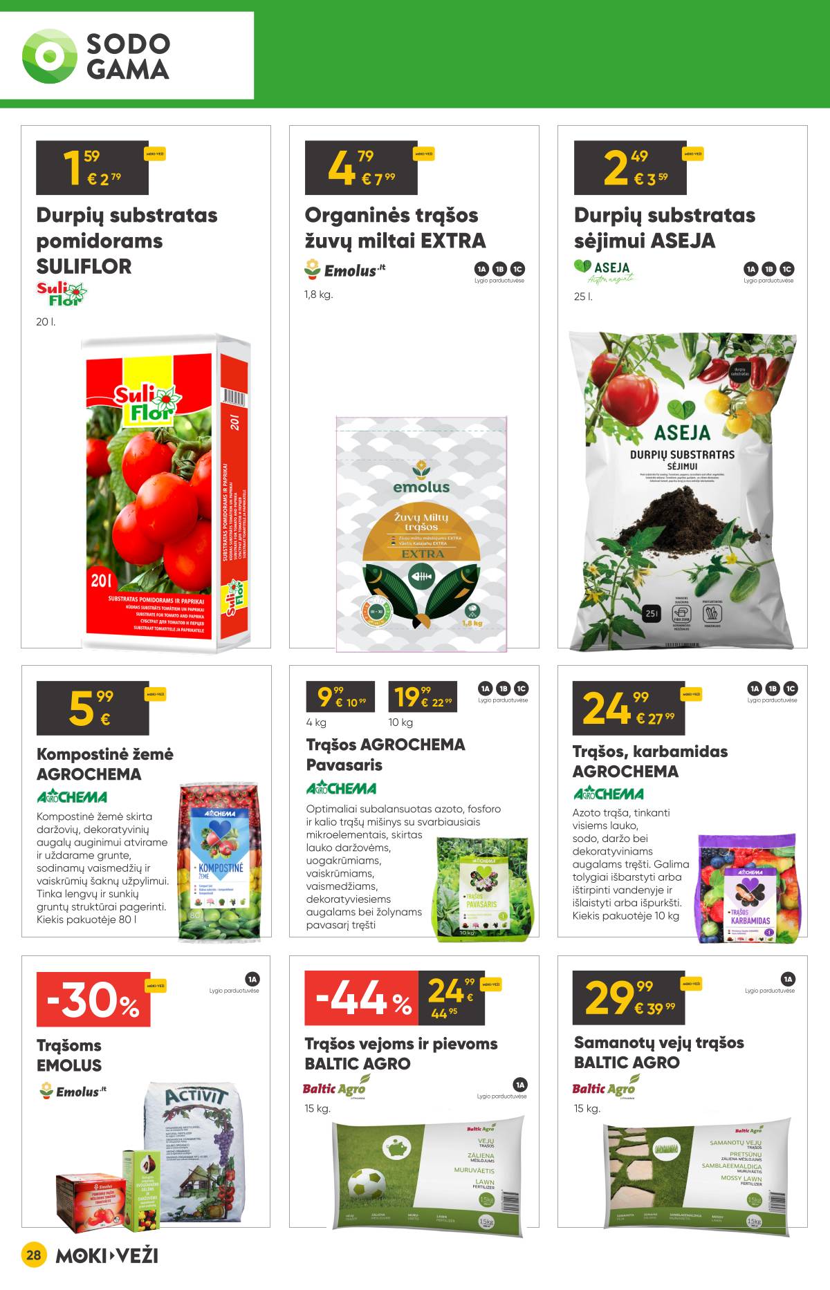 Moki-Veži - Moki-veži akcijų leidinys | 2026-03-05 - 2026-03-31 28 puslapis