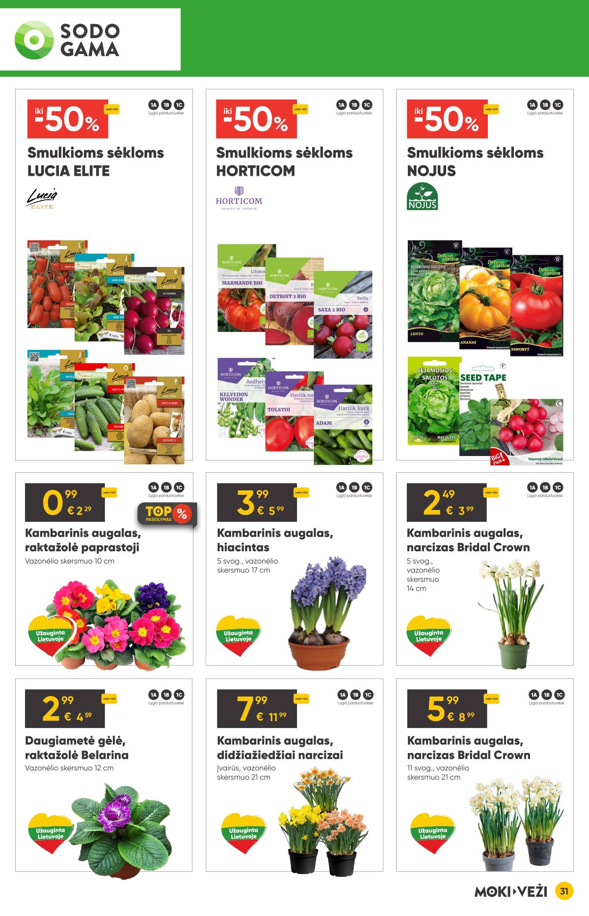 Moki-Veži - Moki-veži akcijų leidinys | 2026-03-05 - 2026-03-31 31 puslapis