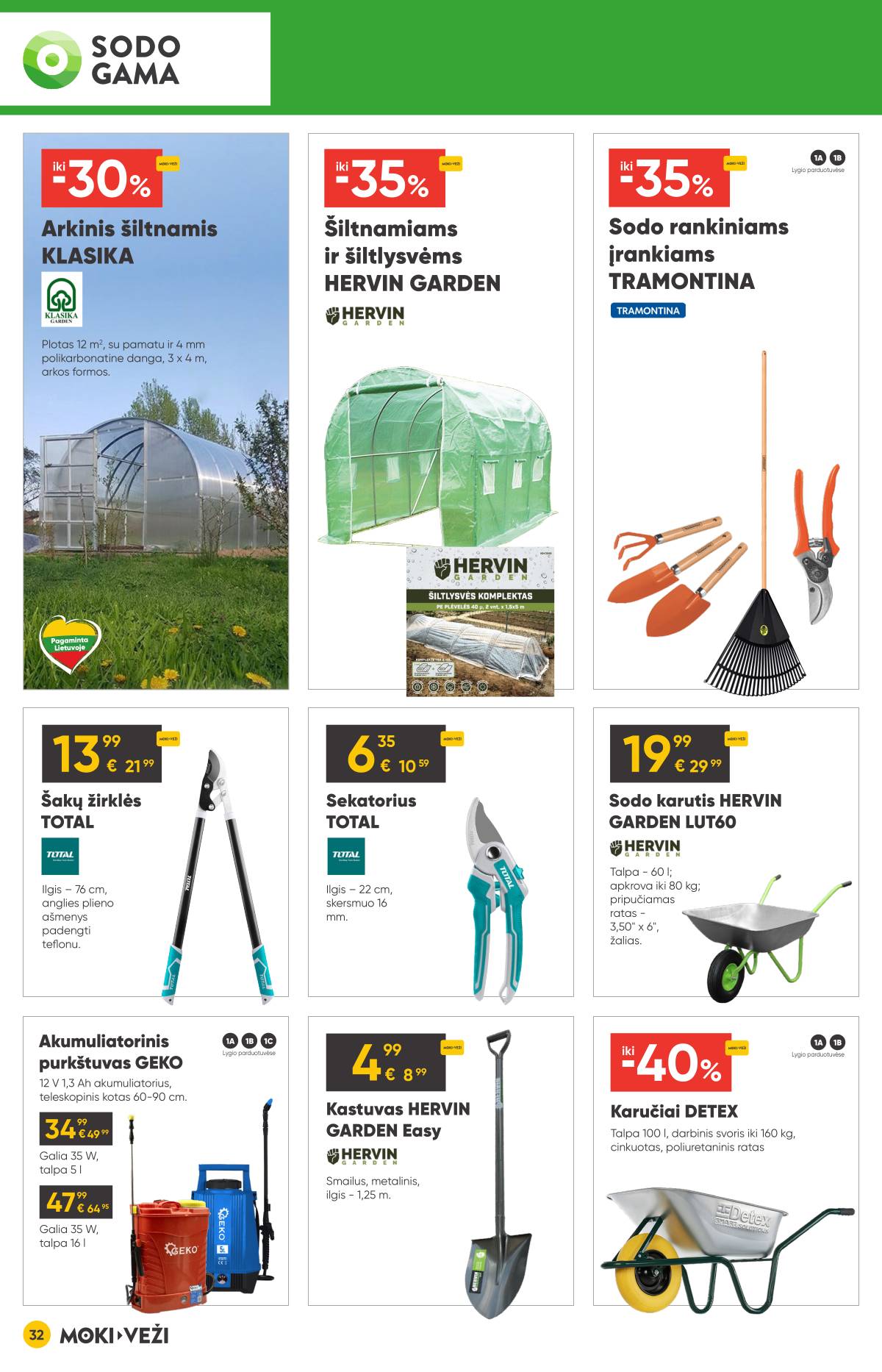 Moki-Veži - Moki-veži akcijų leidinys | 2026-03-05 - 2026-03-31 32 puslapis