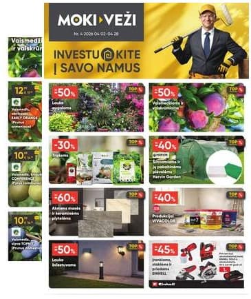 Moki-Veži - Moki-veži akcijų leidinys | 2026-04-02 - 2026-04-28 2026-04-02 – 2026-04-28